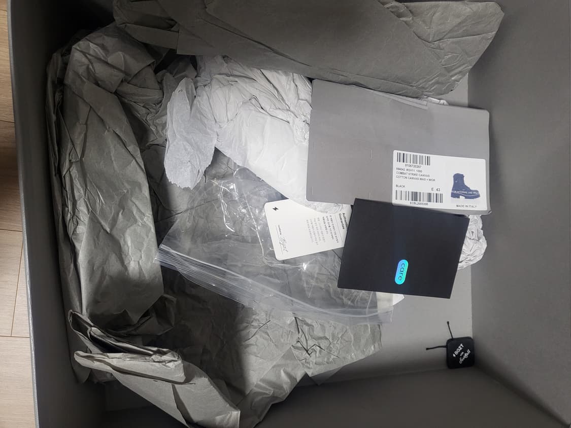 [43] 발렌시아가 컴뱃 스트라이크 부츠 블랙 상품이미지8