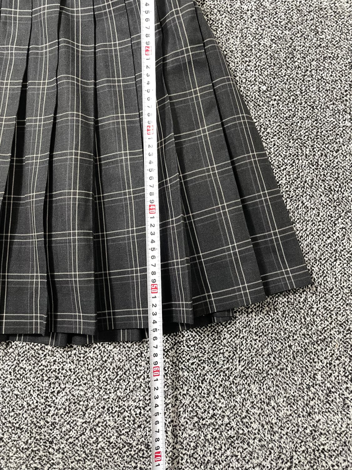 빈티지9. JUNKO KOSHINO 준코 코시노 캠퍼스 체크 스커트 상품이미지6