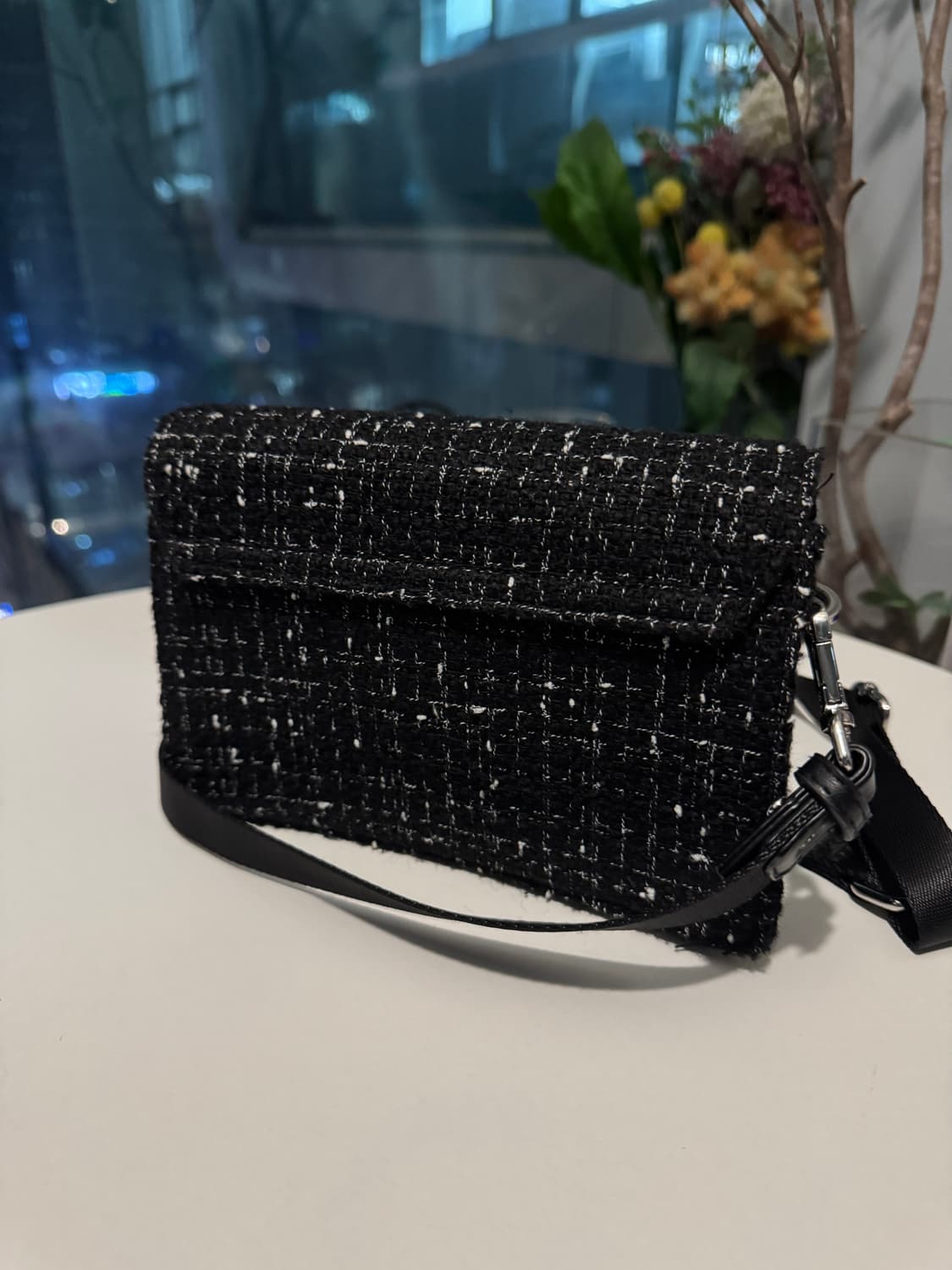 에이치앤엠 HnM 트위드 미니 크로스 백 가방 상품이미지2