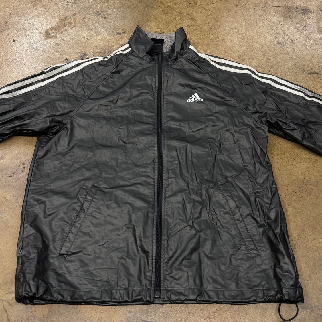 [정품/L] 아디다스 블랙 3선 트레이닝 바람막이 b19 상품이미지3