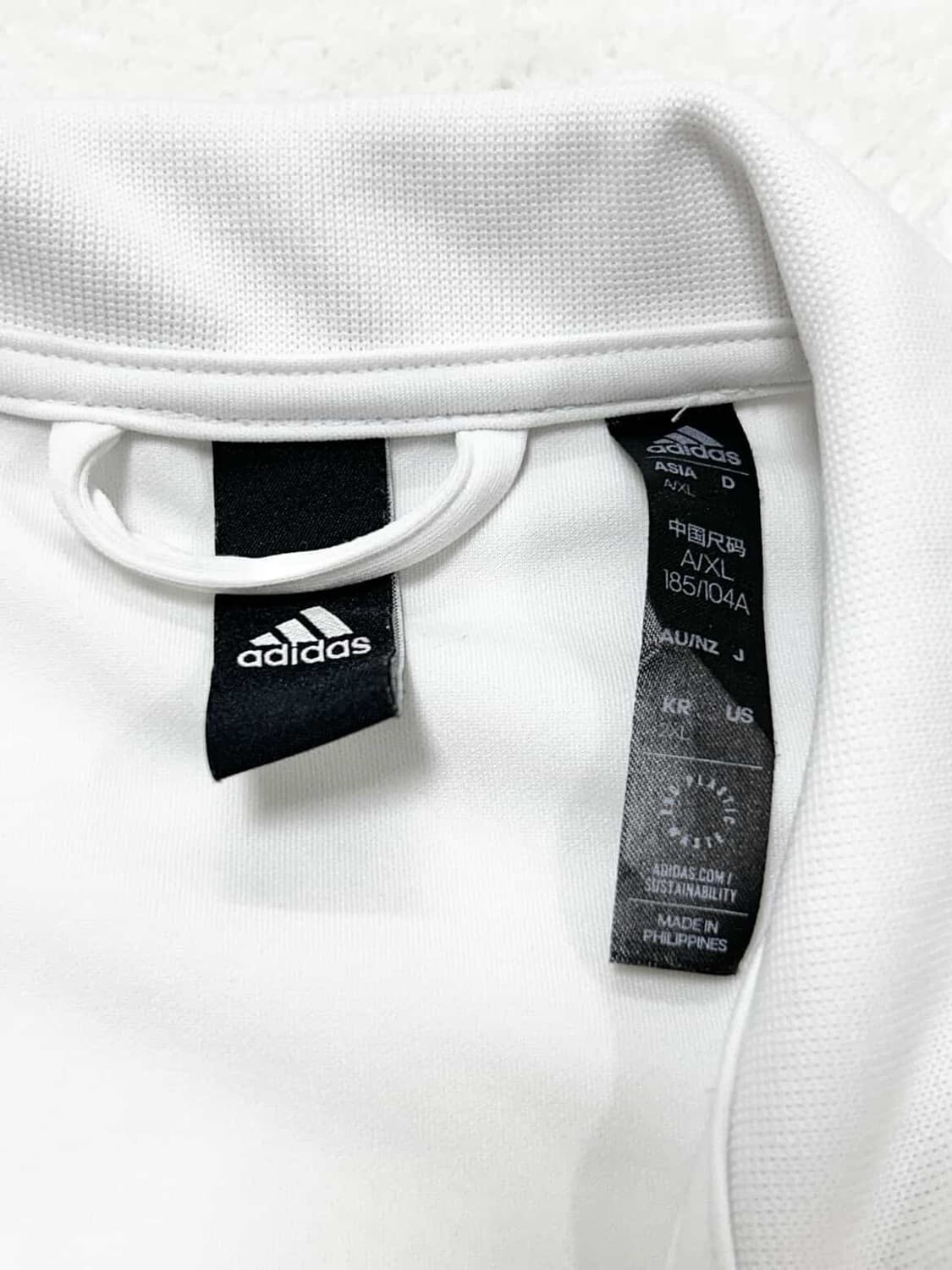 아디다스 자수로고 화이트 져지 상품이미지7