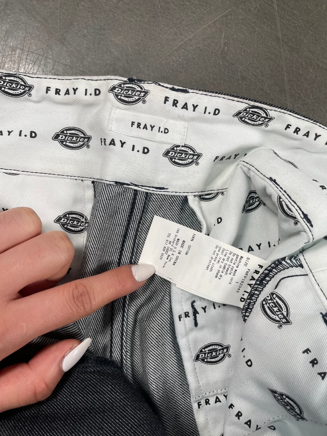 디키즈 X Fray ID 와이드 데님 팬츠  상품이미지6