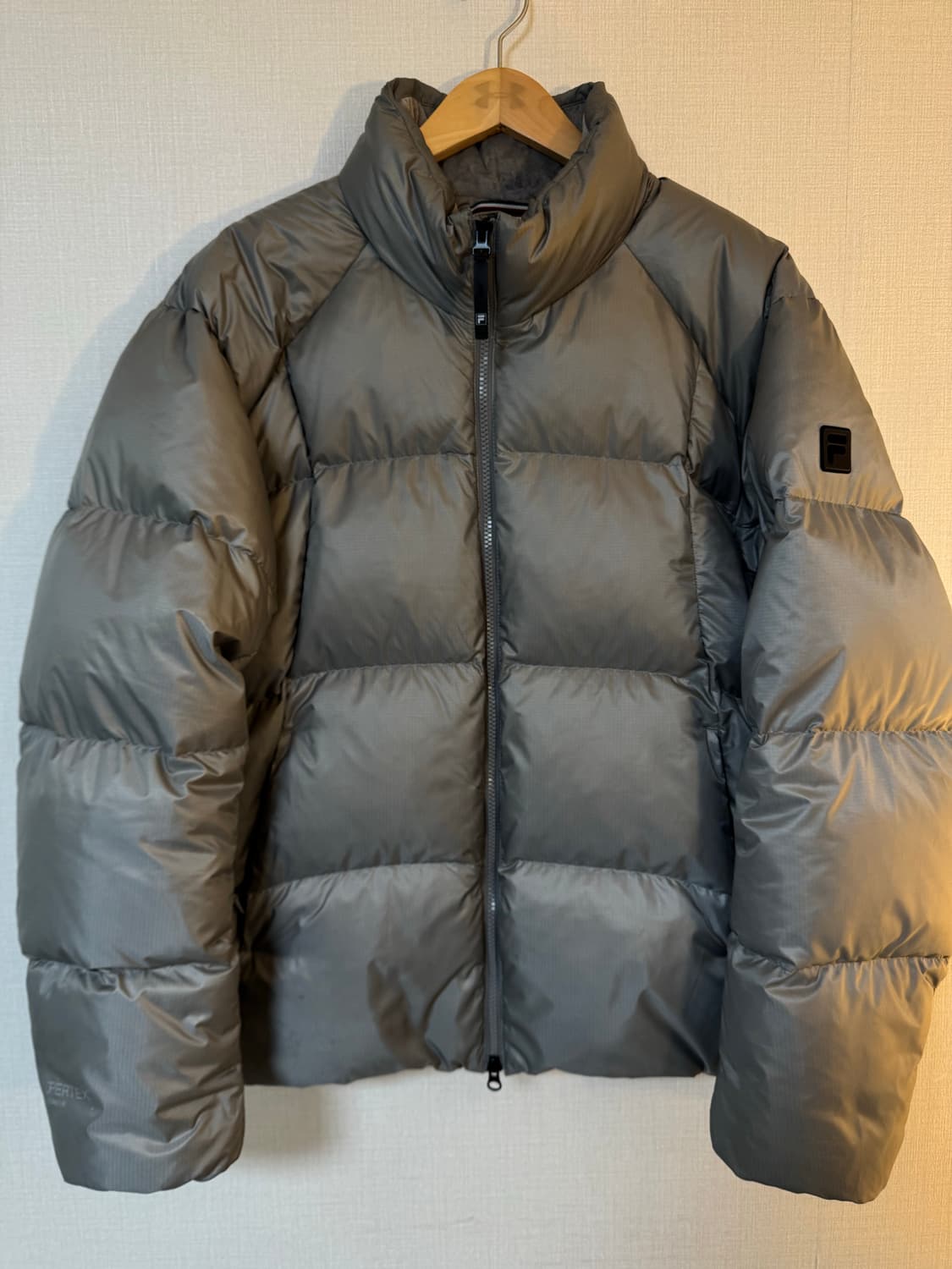 [XL]휠라 FILA 퍼텍스 유니 플로우 다운 패딩 그레이 상품이미지1