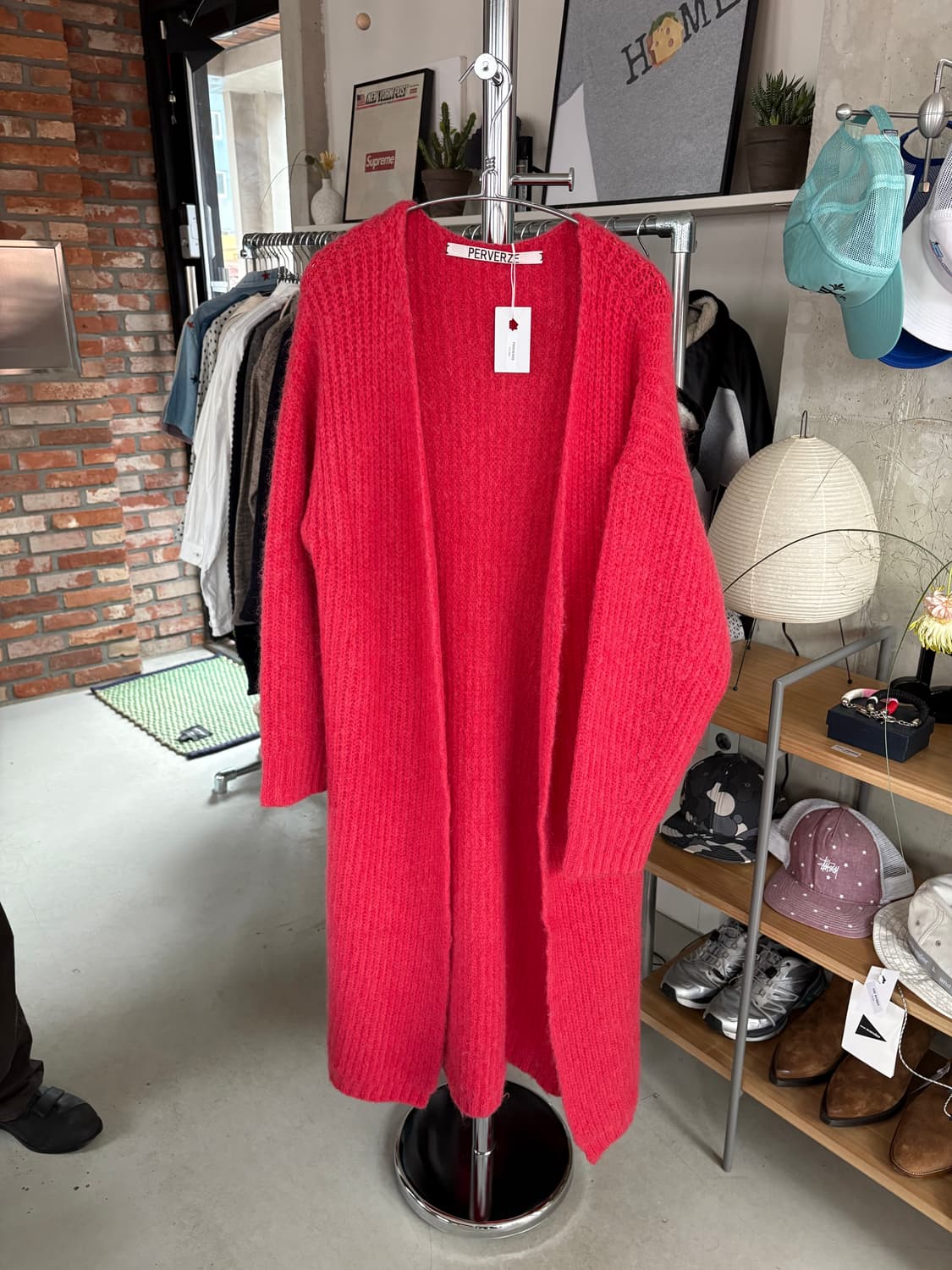 Perverze 퍼버즈 알파카 니트 롱 가디건 상품이미지2