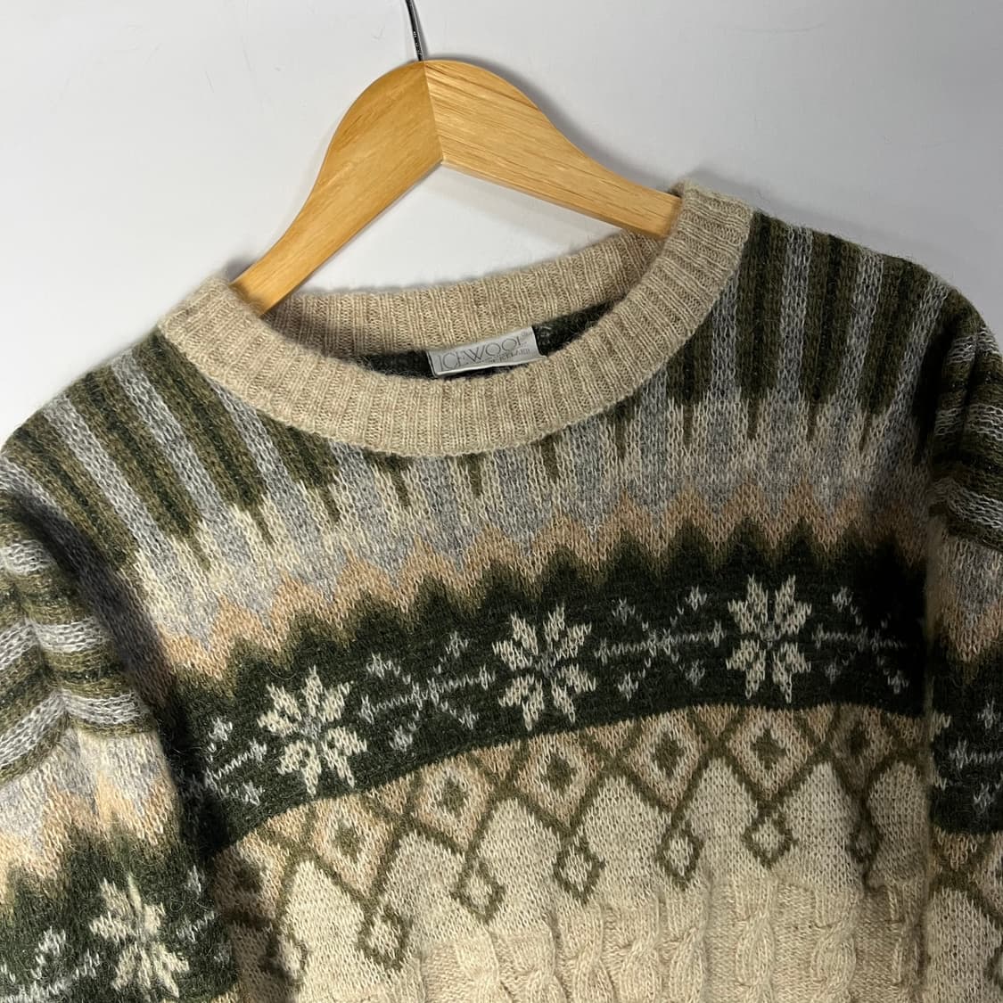 [ICEWOOL] 아일랜드 노르딕 울 니트 상품이미지3