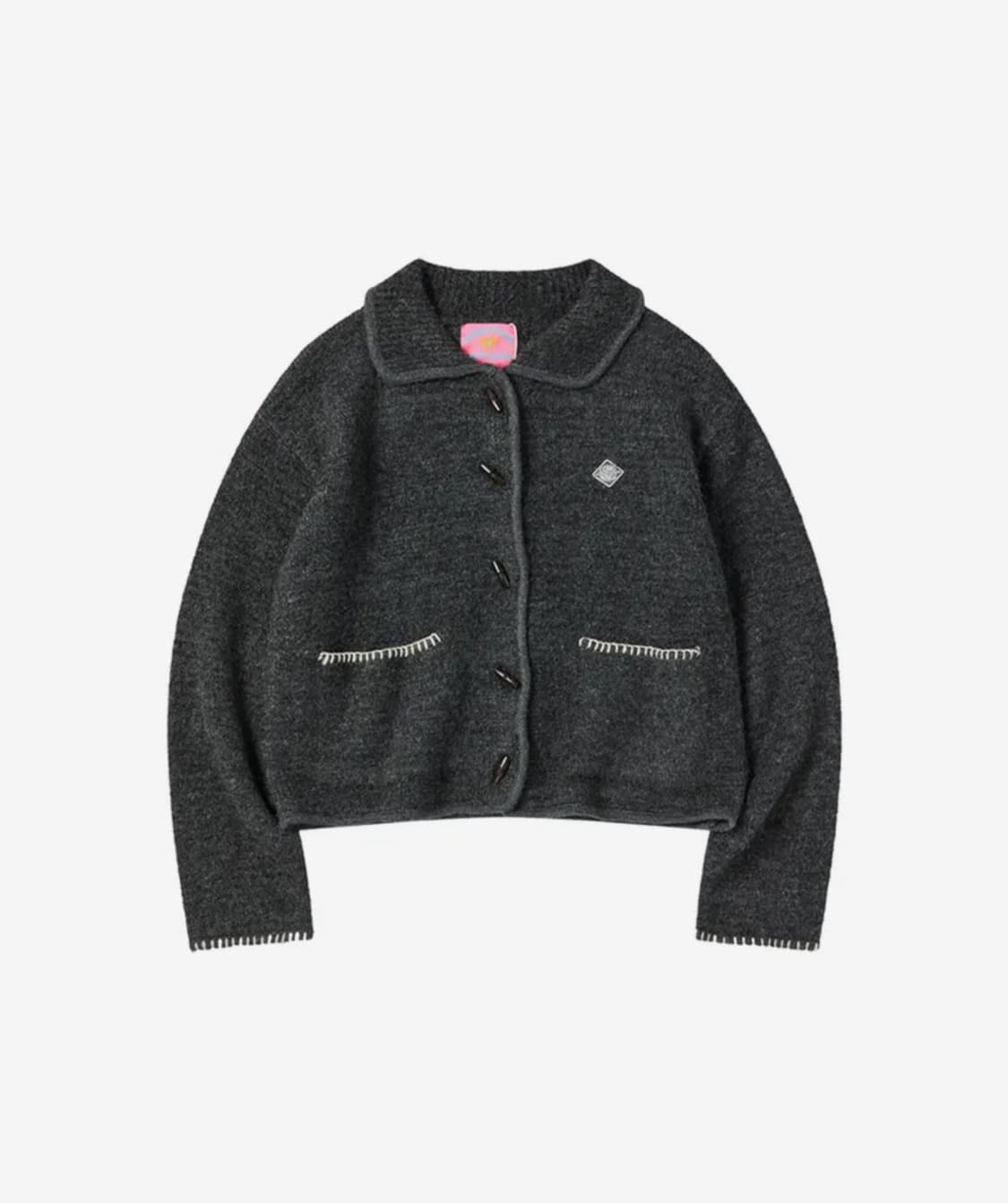 꼬모니노즈 부클 니트 가디건 W BOOKLE KNIT CARDIGAN 상품이미지1