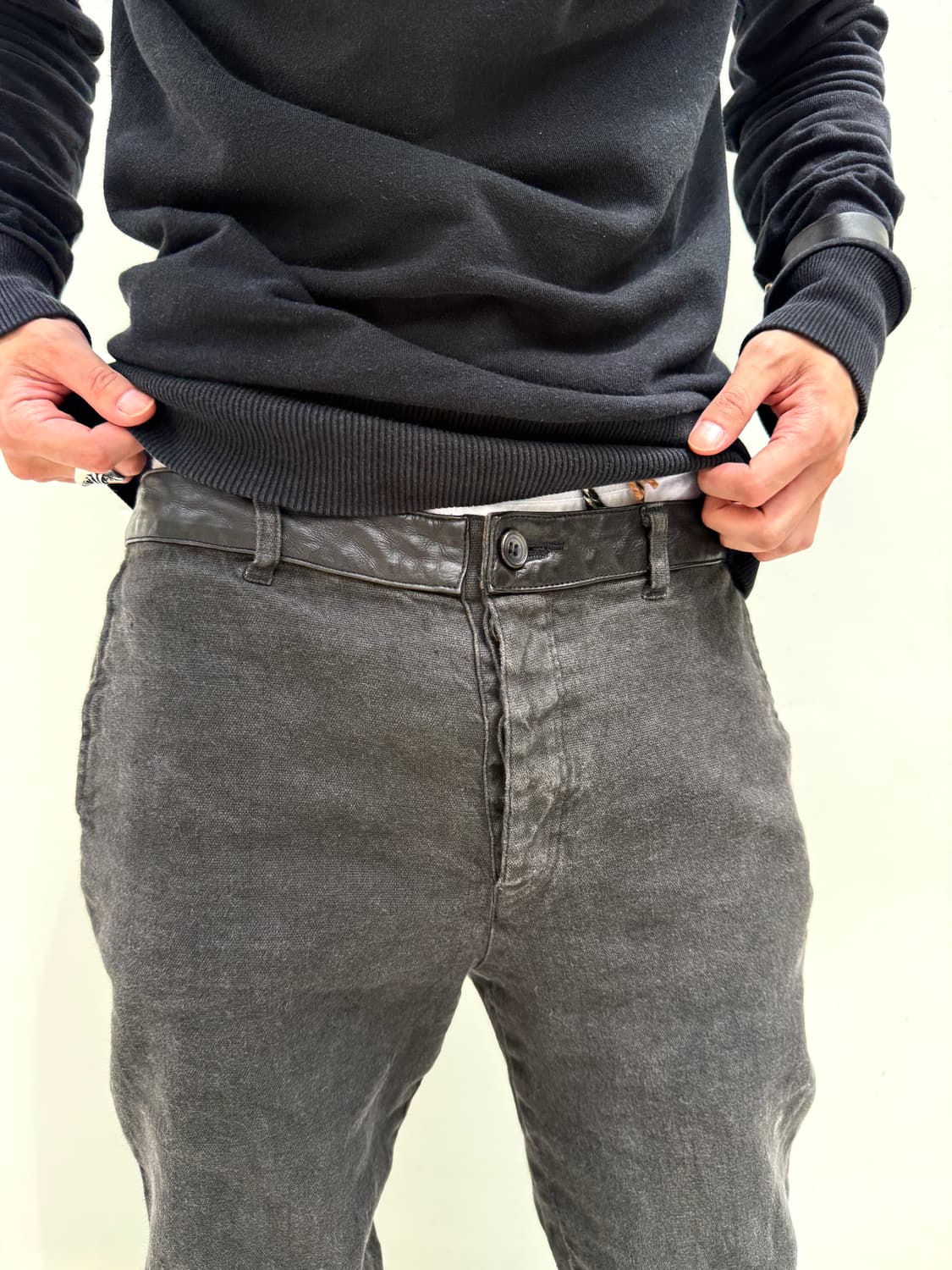 Isamu Katayama Backlash leather pants 상품이미지4