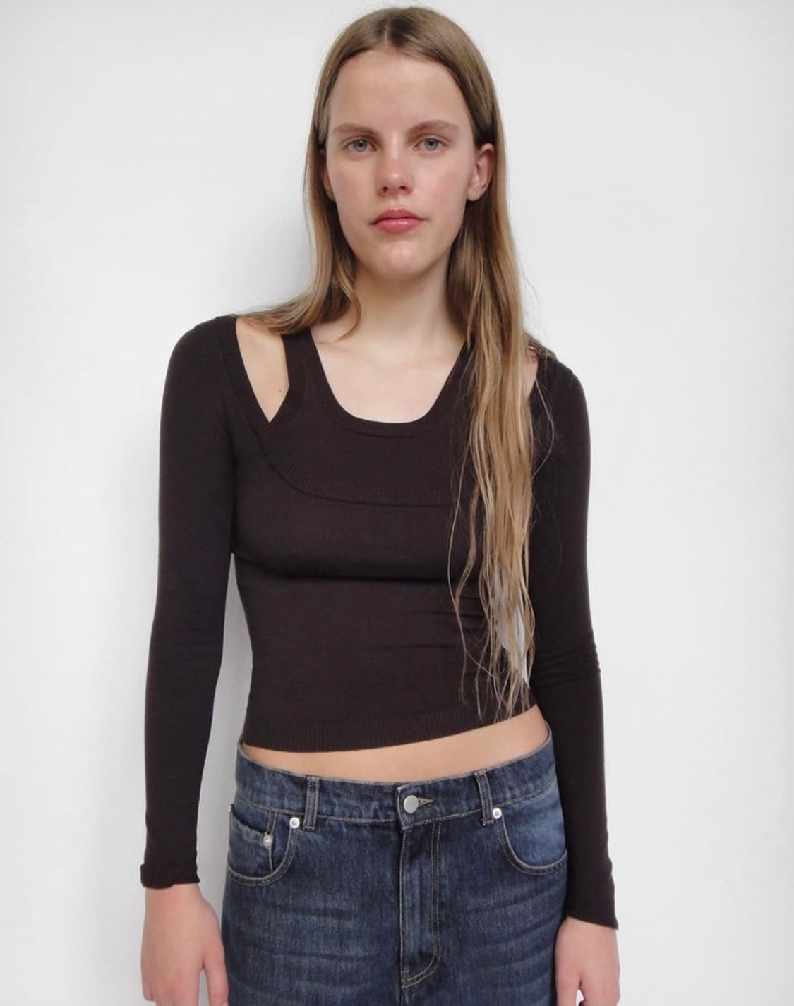 [M]기마구아스 Étoile 니트/브라운 상품이미지1