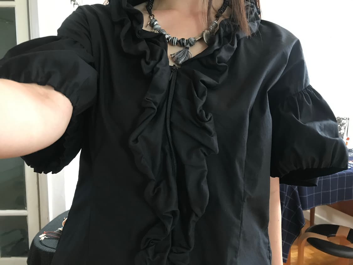 vintage frill zip-up 상품이미지8