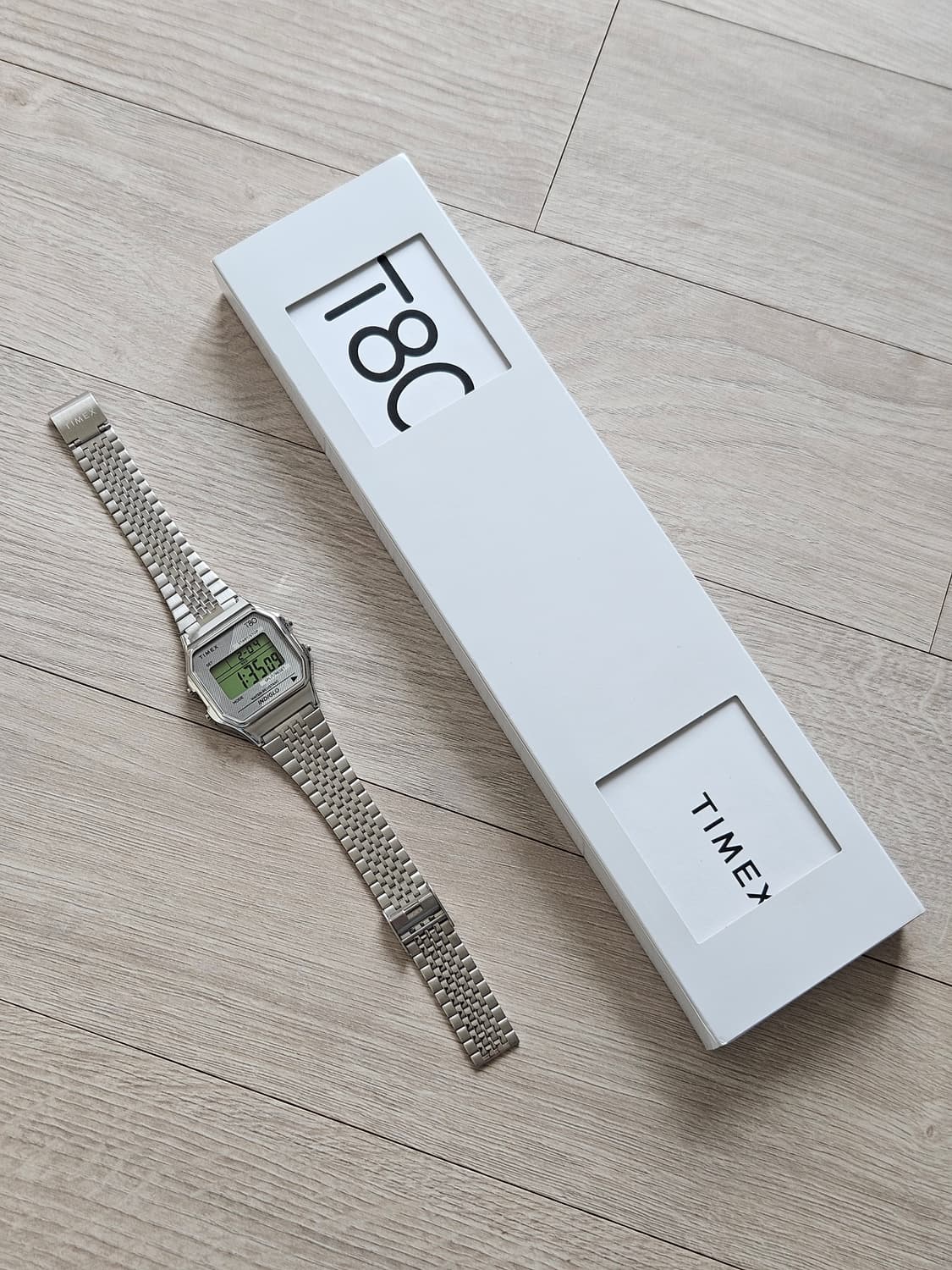 타이맥스 T80 실버 메탈 시계  상품이미지1