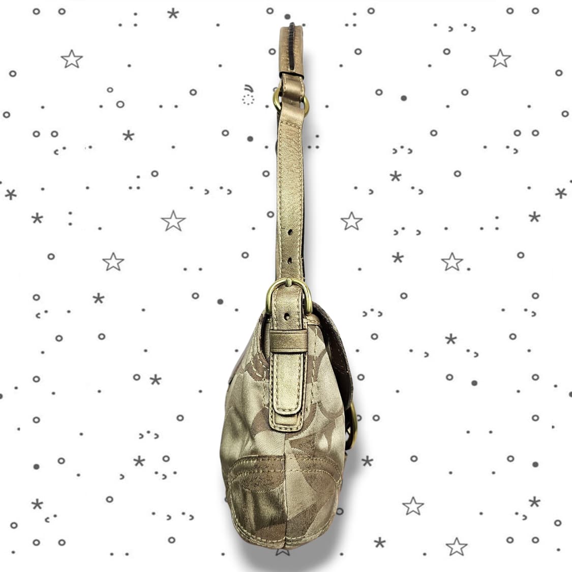 COACH 코치 소호 시그니처 골드 버클 숄더백 상품이미지4