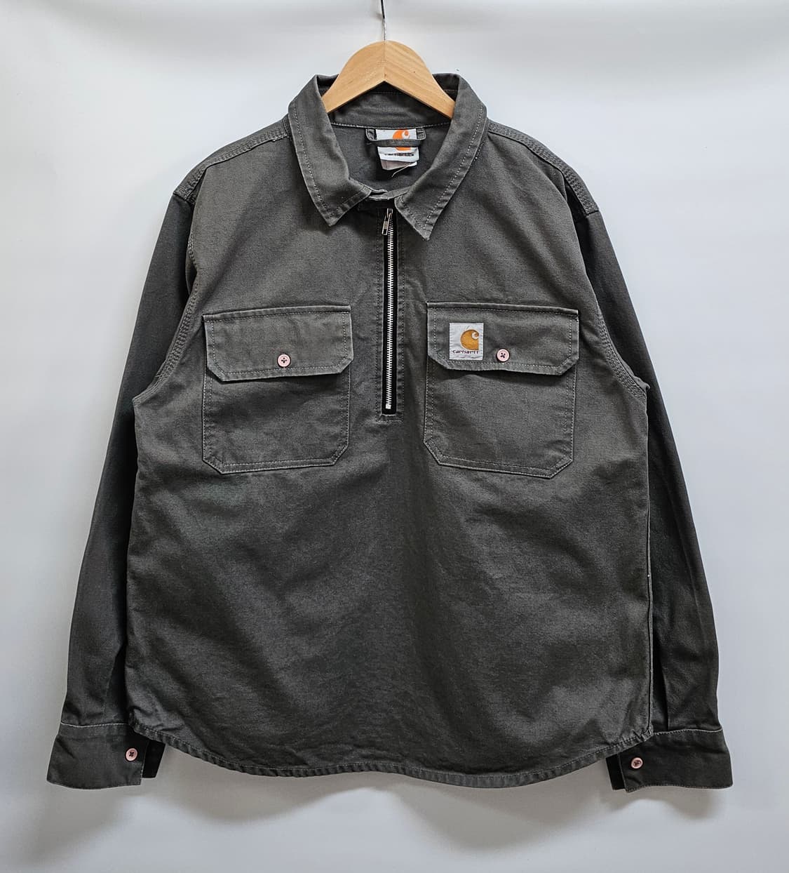 칼하트 하프집업 셔츠자켓 XL 상품이미지1
