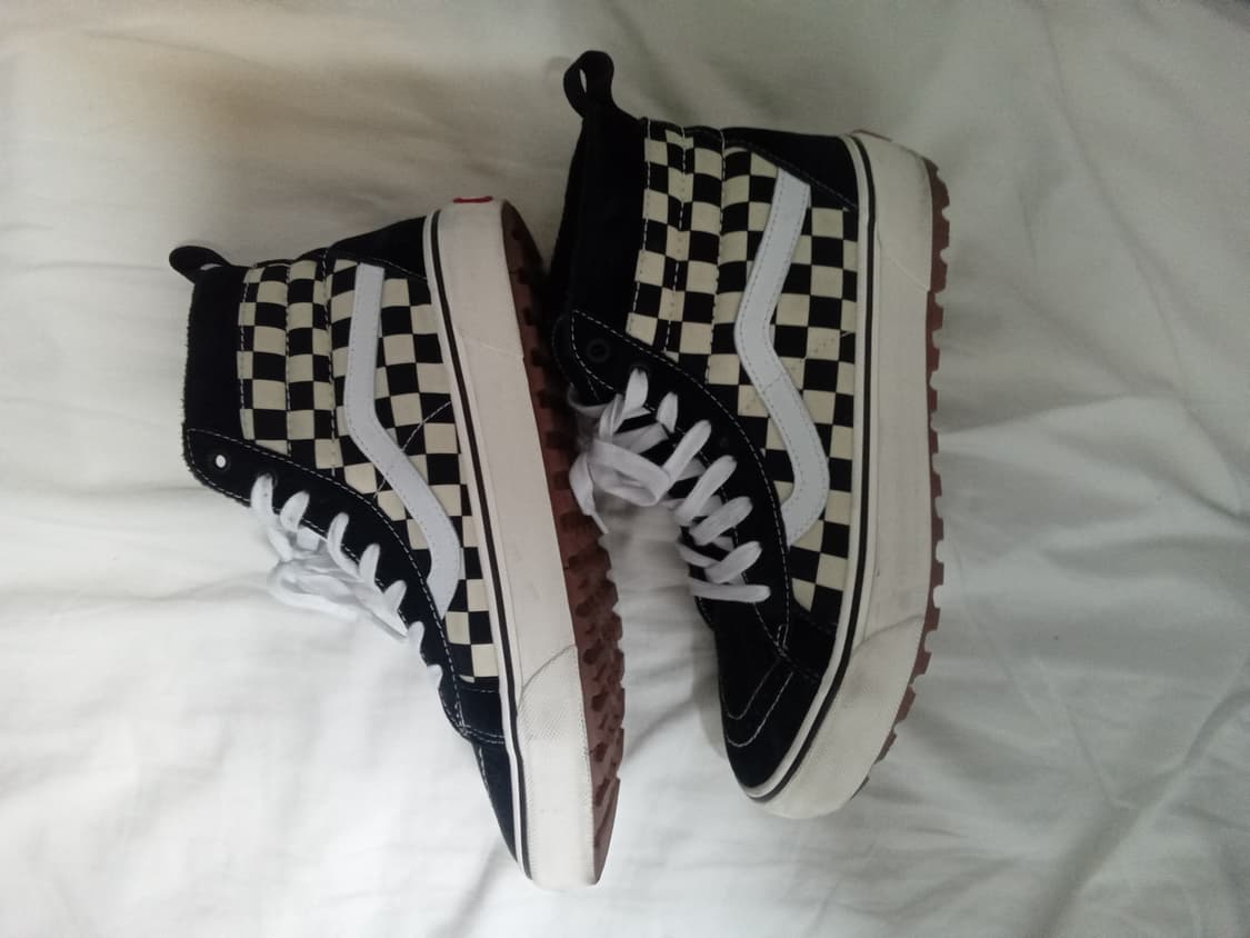 반스 스케이트 보드 체크보드 하이컷 상품이미지2