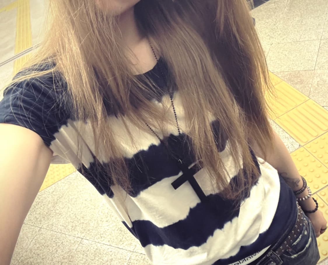 y2k 스트라이프 반팔 상품이미지1