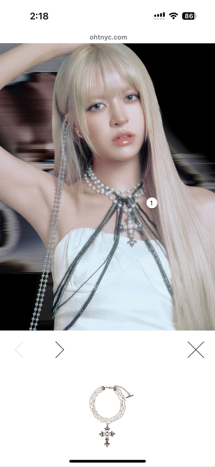 Oht necklace 카리나,엔믹스 착용 상품이미지3