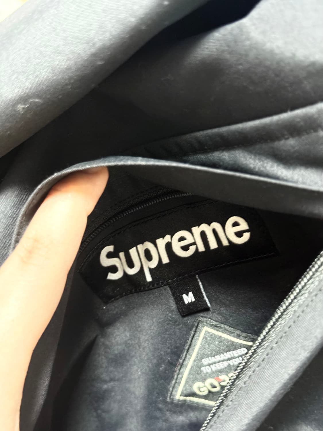 슈프림 고어텍스 리버시블 폴라텍 라인드 자켓 블랙 (22SS) 상품이미지7