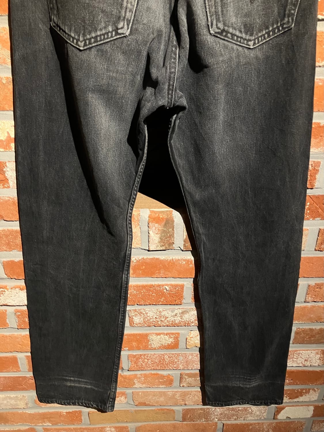 90s USA 빈티지 리바이스 501 블랙 데님 팬츠 상품이미지7