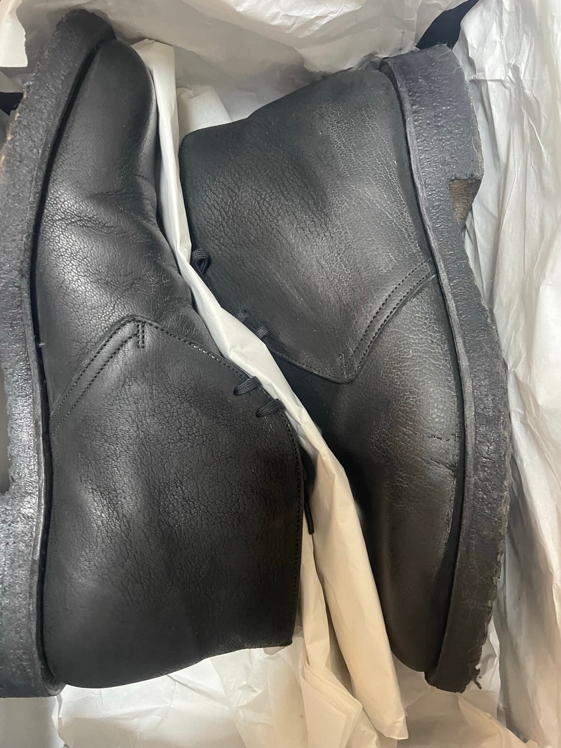 프라다 남성 블랙 CALZATURE 처카 부츠 6.5 상품이미지3