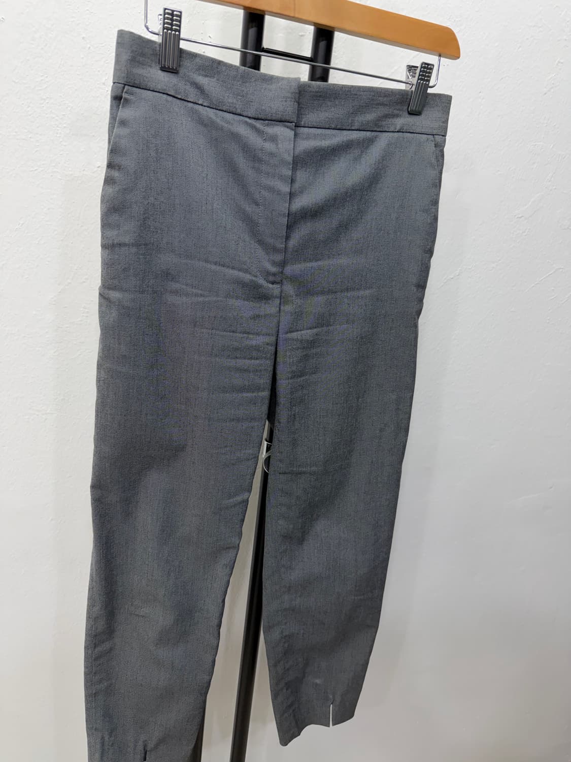 정품) COS 코스 여성 그레이 밴딩 슬랙스 바지 34 상품이미지2