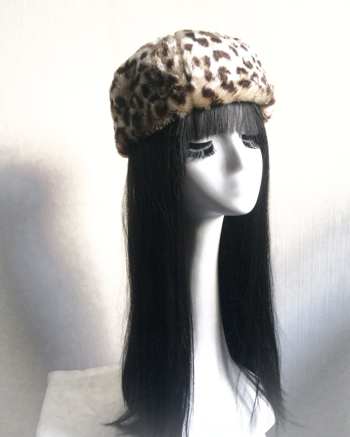  Fake fur leopard pattern aht 상품이미지3