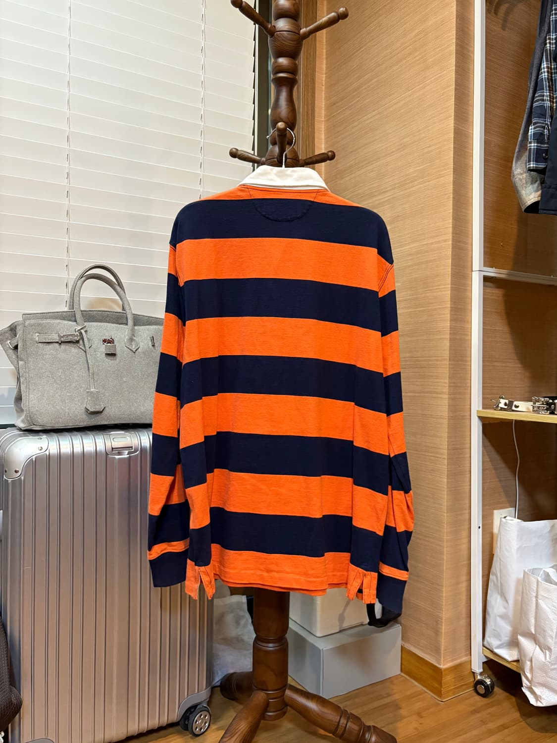 L ] 올드 칸예 폴로 랄프로렌 럭비 셔츠 상품이미지5