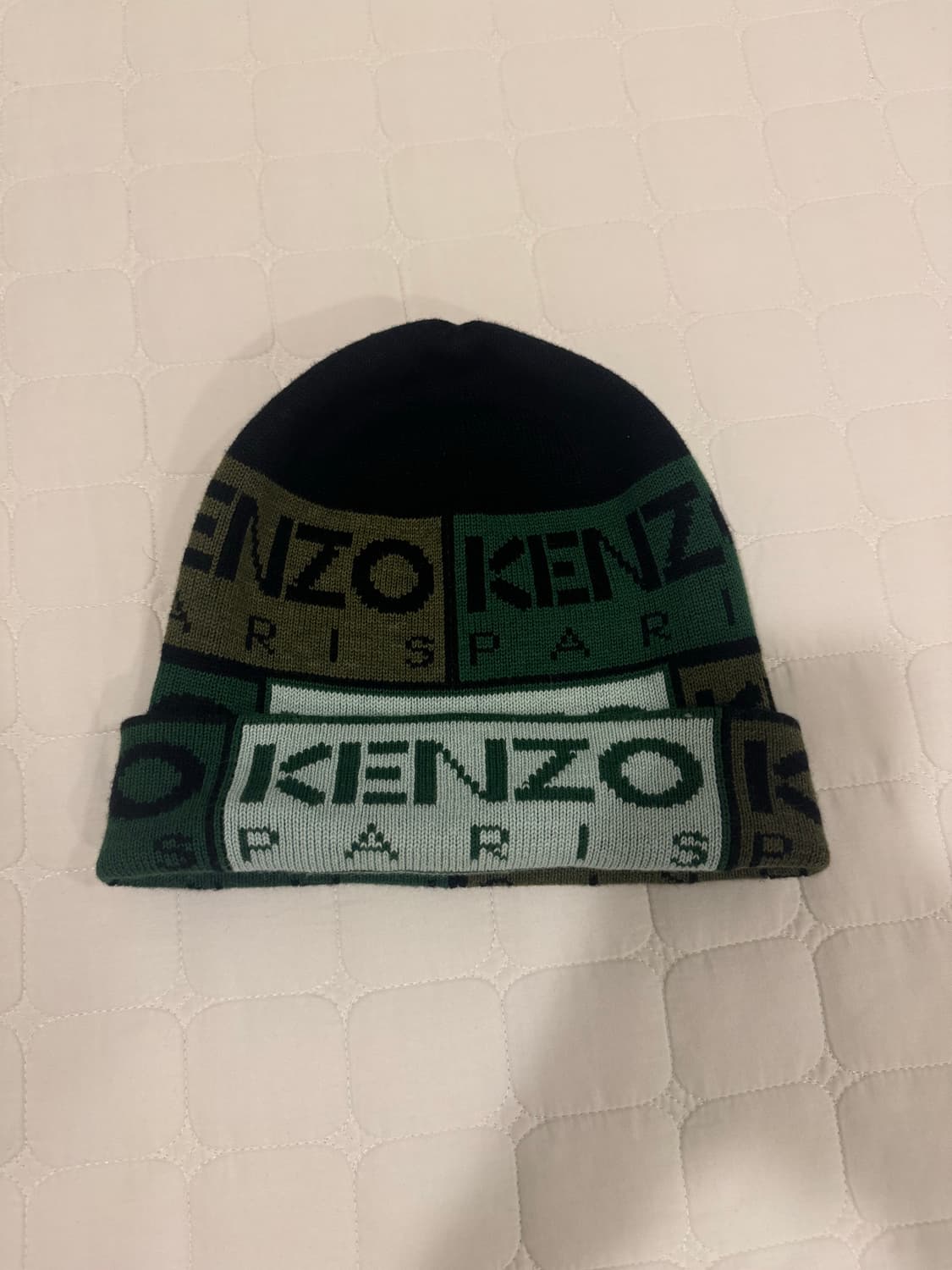 KENZO 멀티 로고 패턴 턴업 비니 상품이미지2