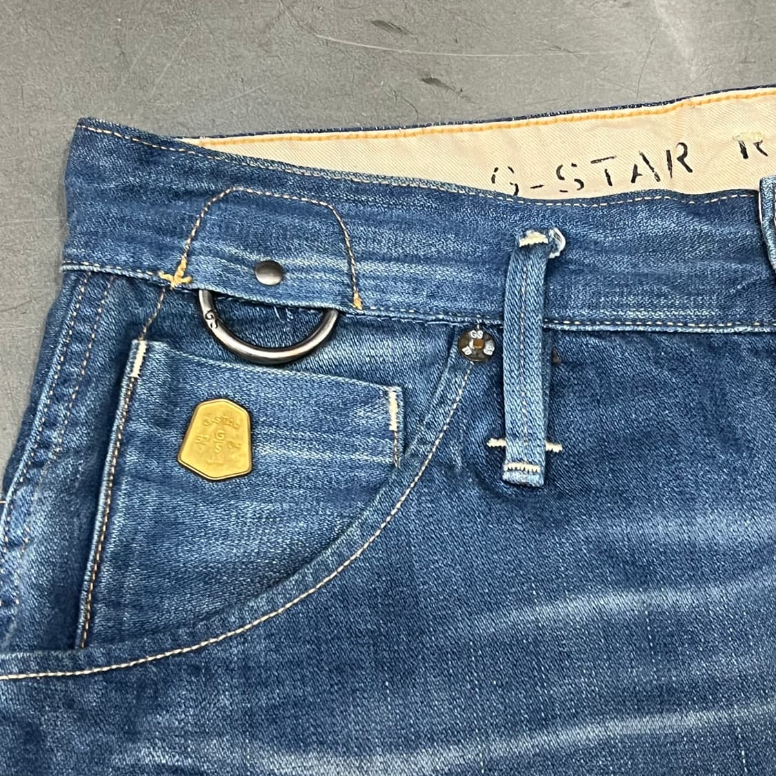  지스타로우 워싱 데님 팬츠 y16201 상품이미지4