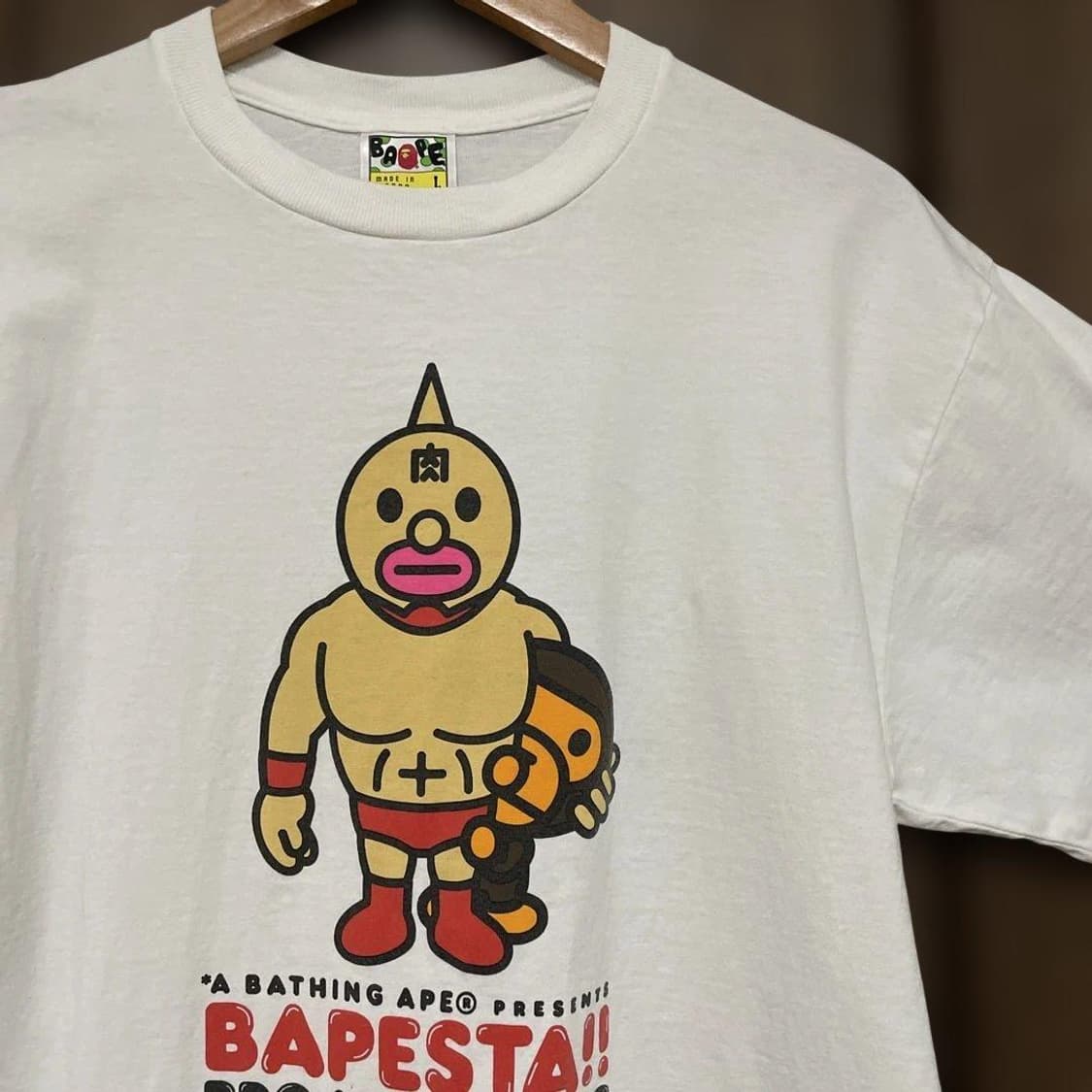 베이프 X 근육맨 베이페스타 프로레슬링 2010 티셔츠 상품이미지2