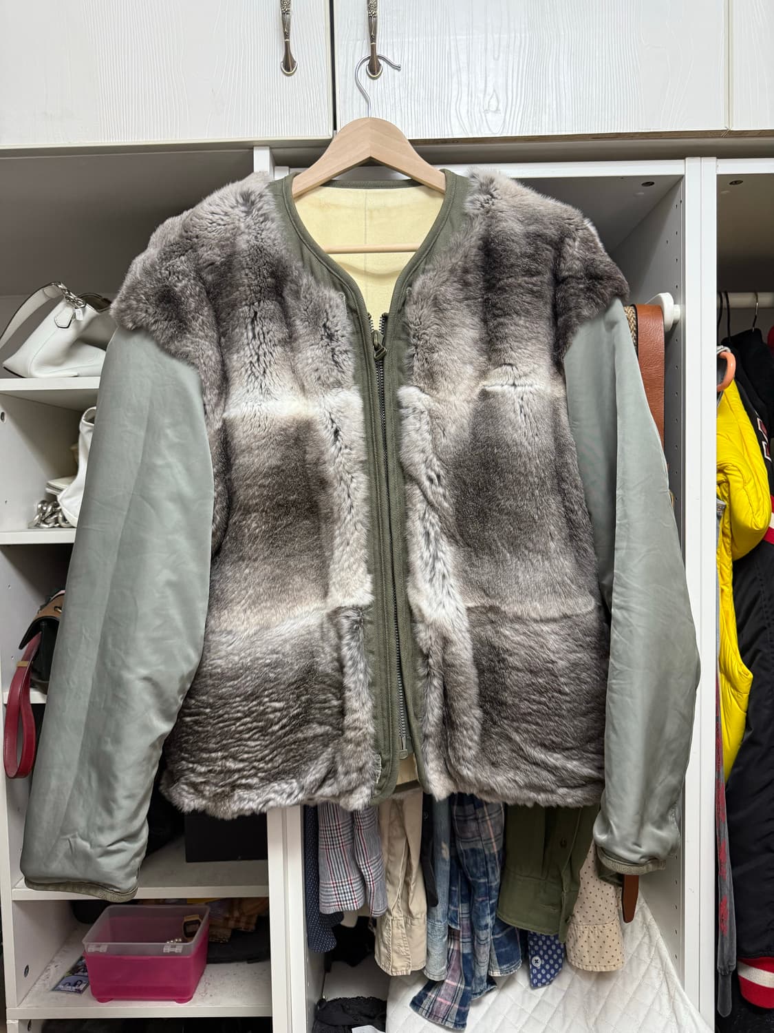 [3]비즈빔24ss Iris RBT 아이리스 토끼털 자켓 상품이미지6