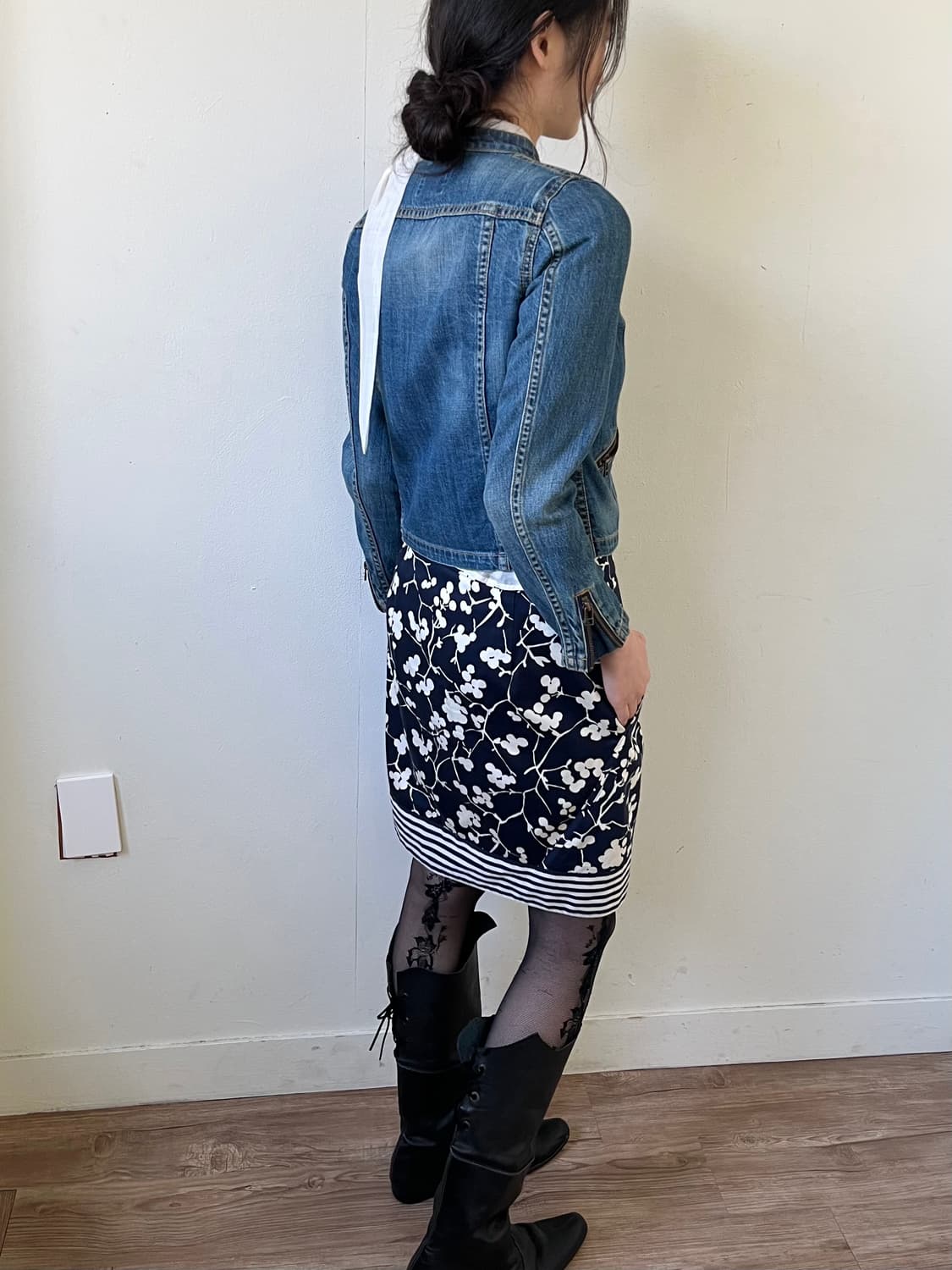 LANVIN 바이커 데님 자켓 상품이미지5