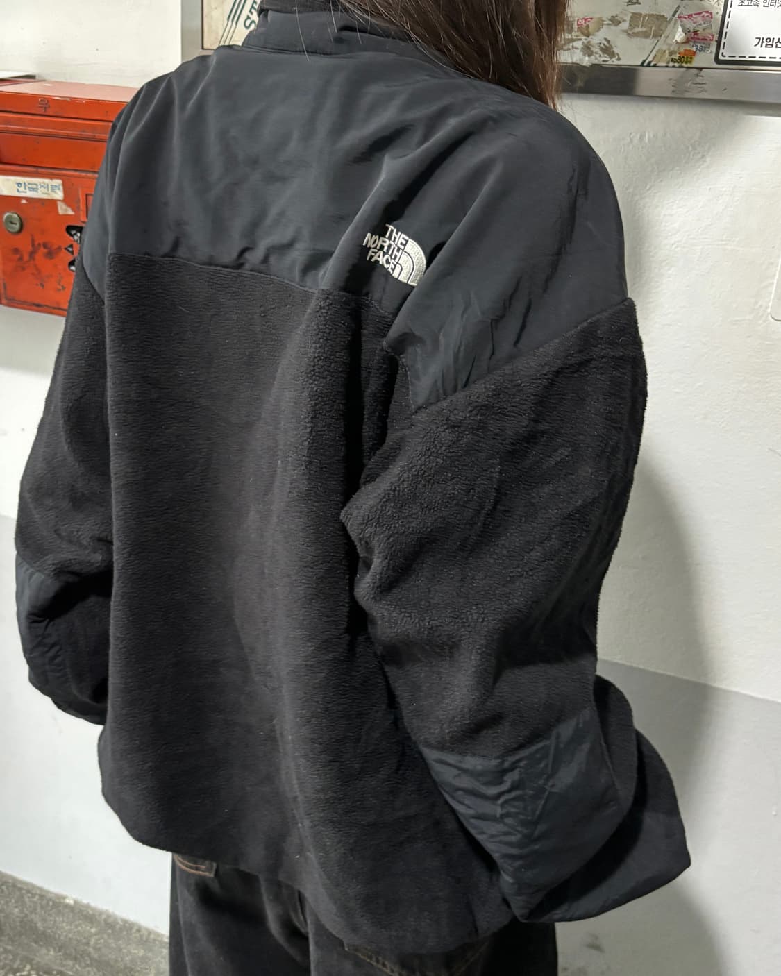 90s THENORTHFACE 블랙 고프코어 고어텍스 플리스 집업 상품이미지3