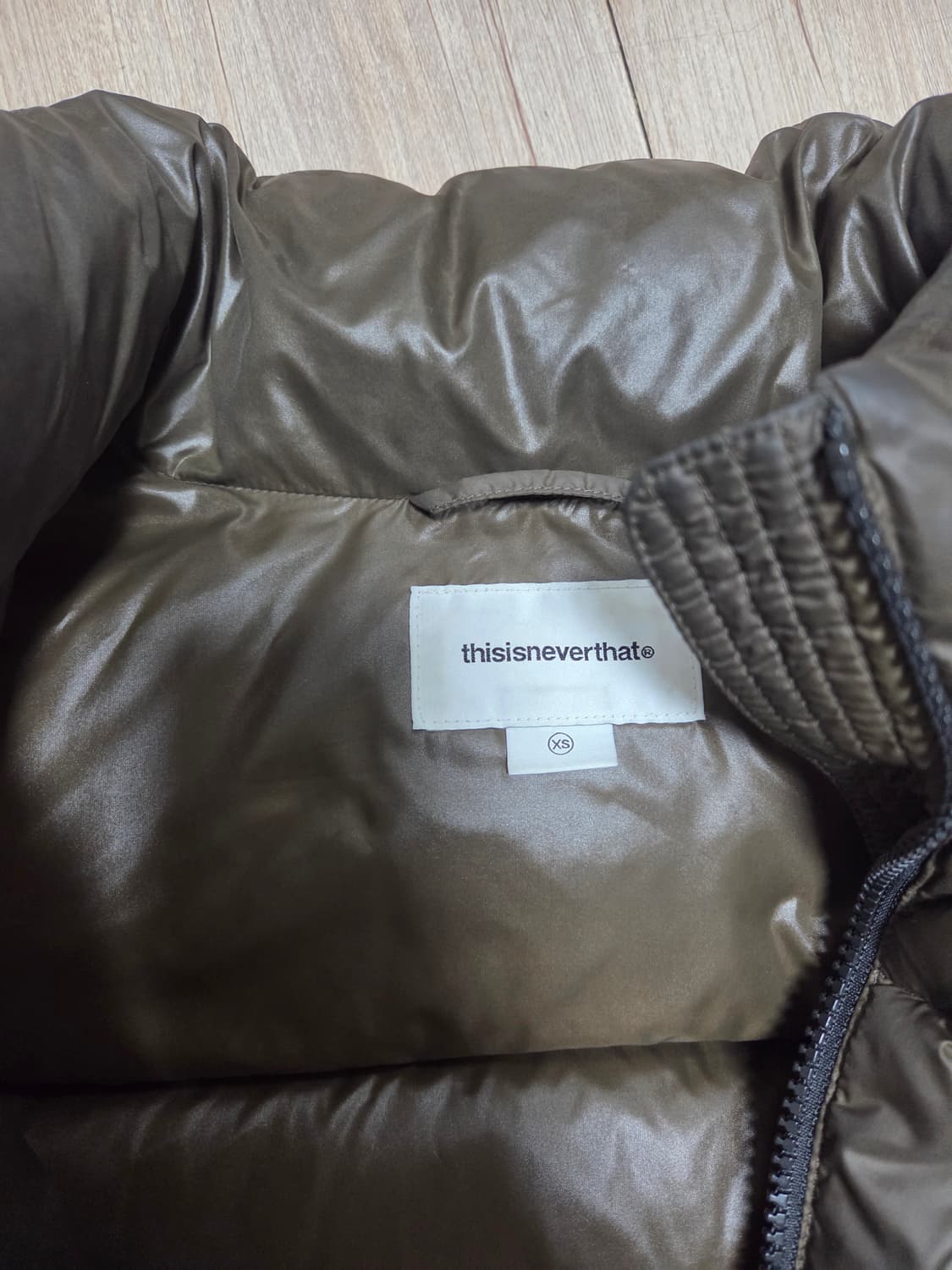 (xs) 디스이즈네버댓 패딩 브라운 상품이미지3