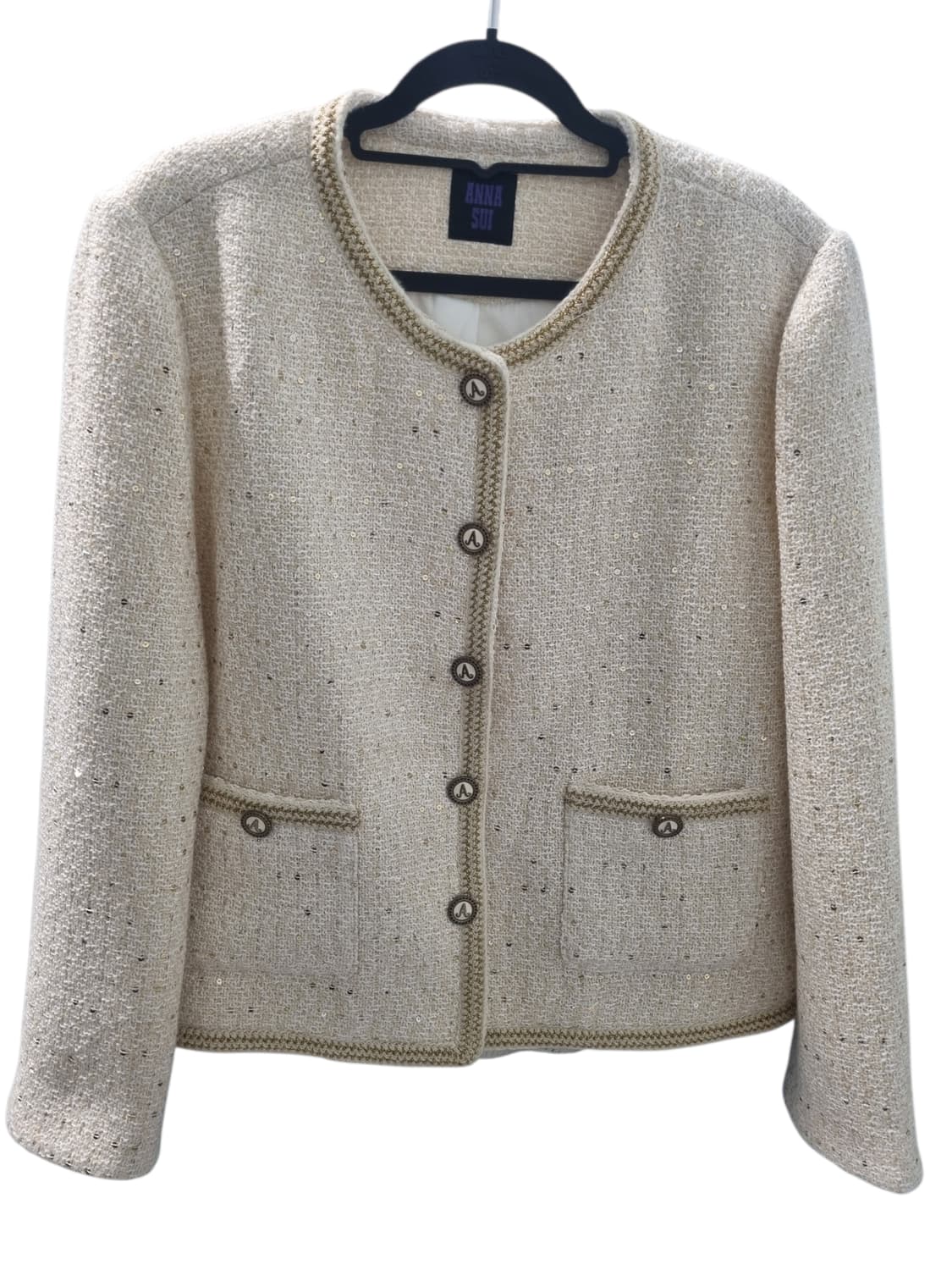 안나수이 트위드 자켓 아이보리 88 (여성105) 상품이미지1