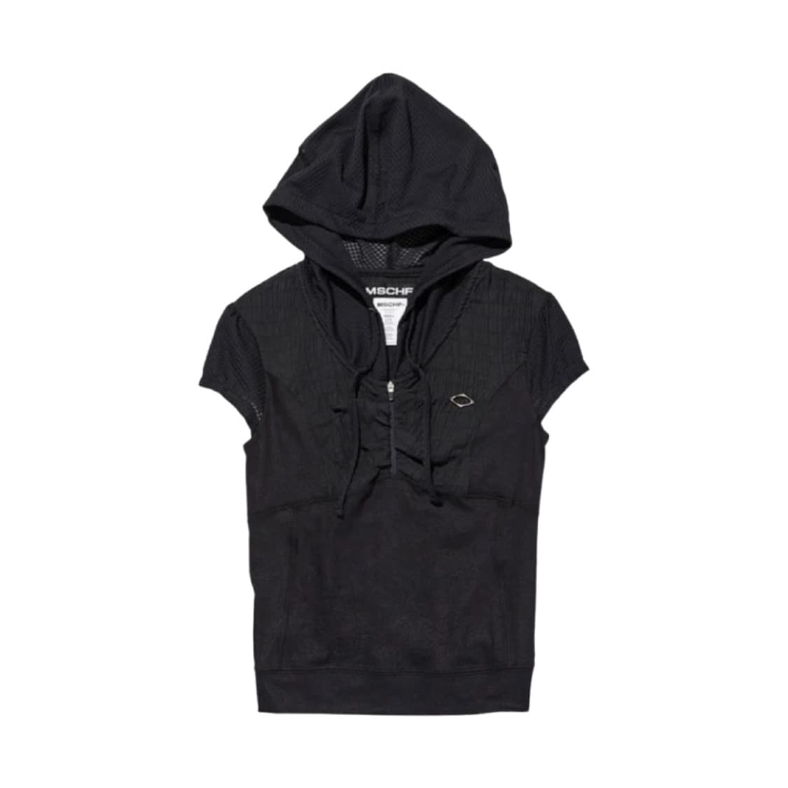 미스치프 mischief 후드 트랙 집업 블랙 상품이미지1