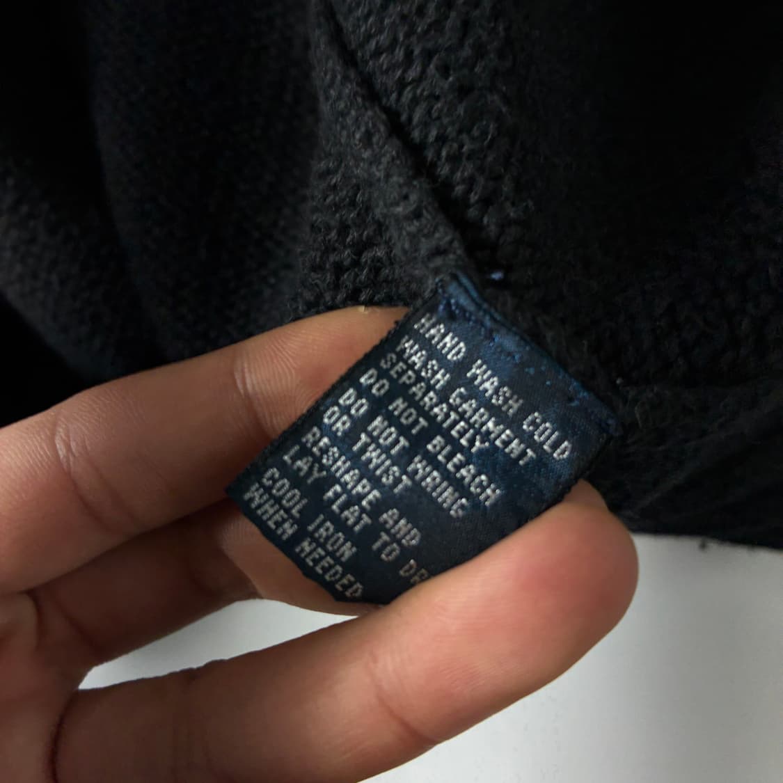 Polo  폴로 랄프로렌 90,s 자수 블랙 라운드 니트  상품이미지5