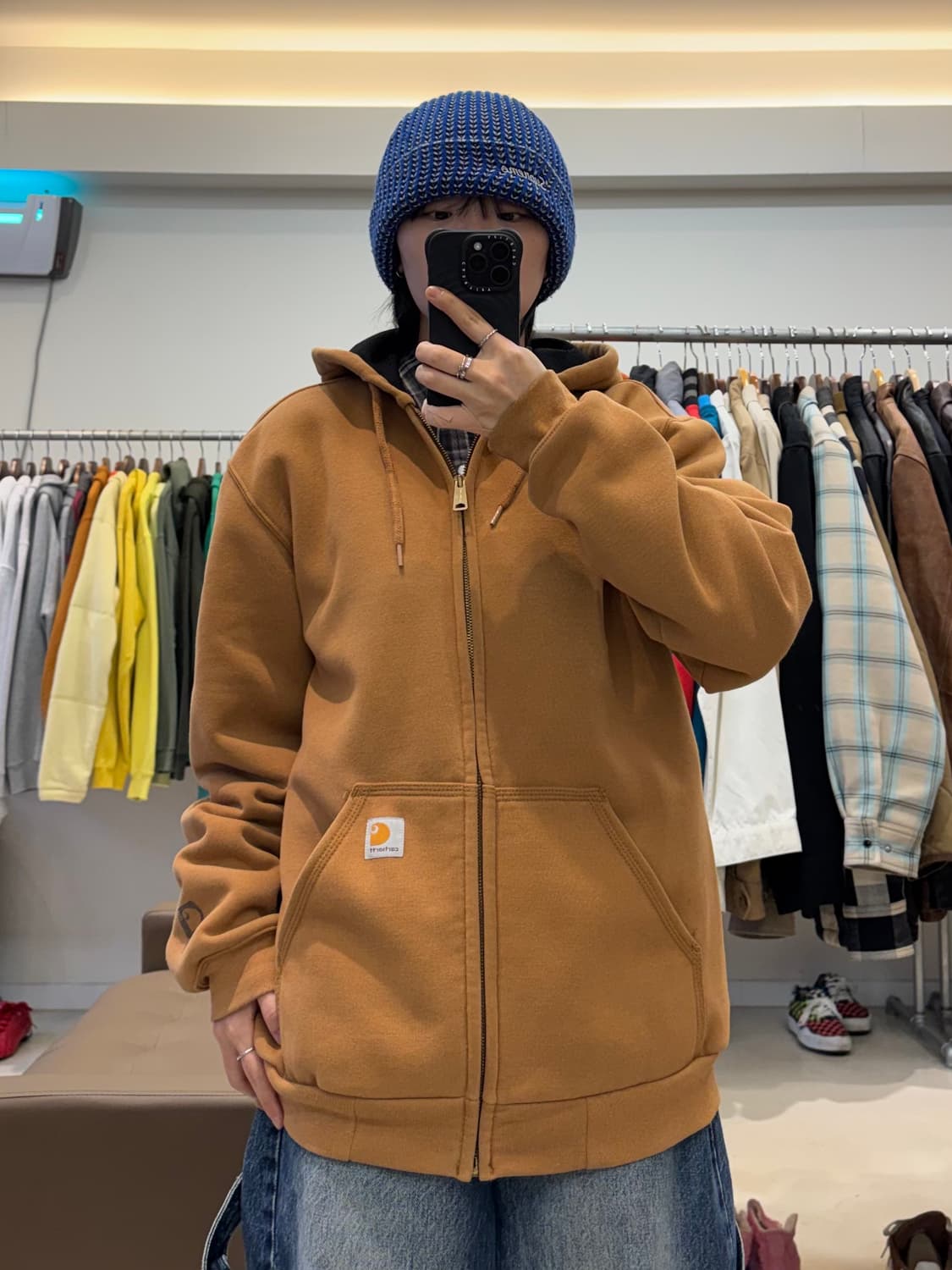 칼하트 써멀 후드집업 상품이미지7