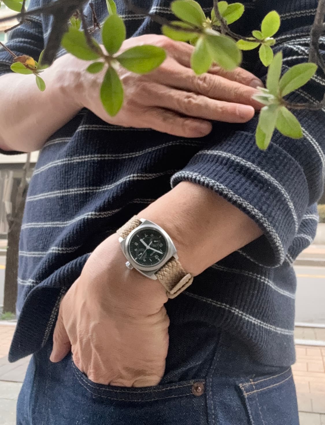 세이코 SUS (5y89-0a50)그린다이얼 상품이미지2