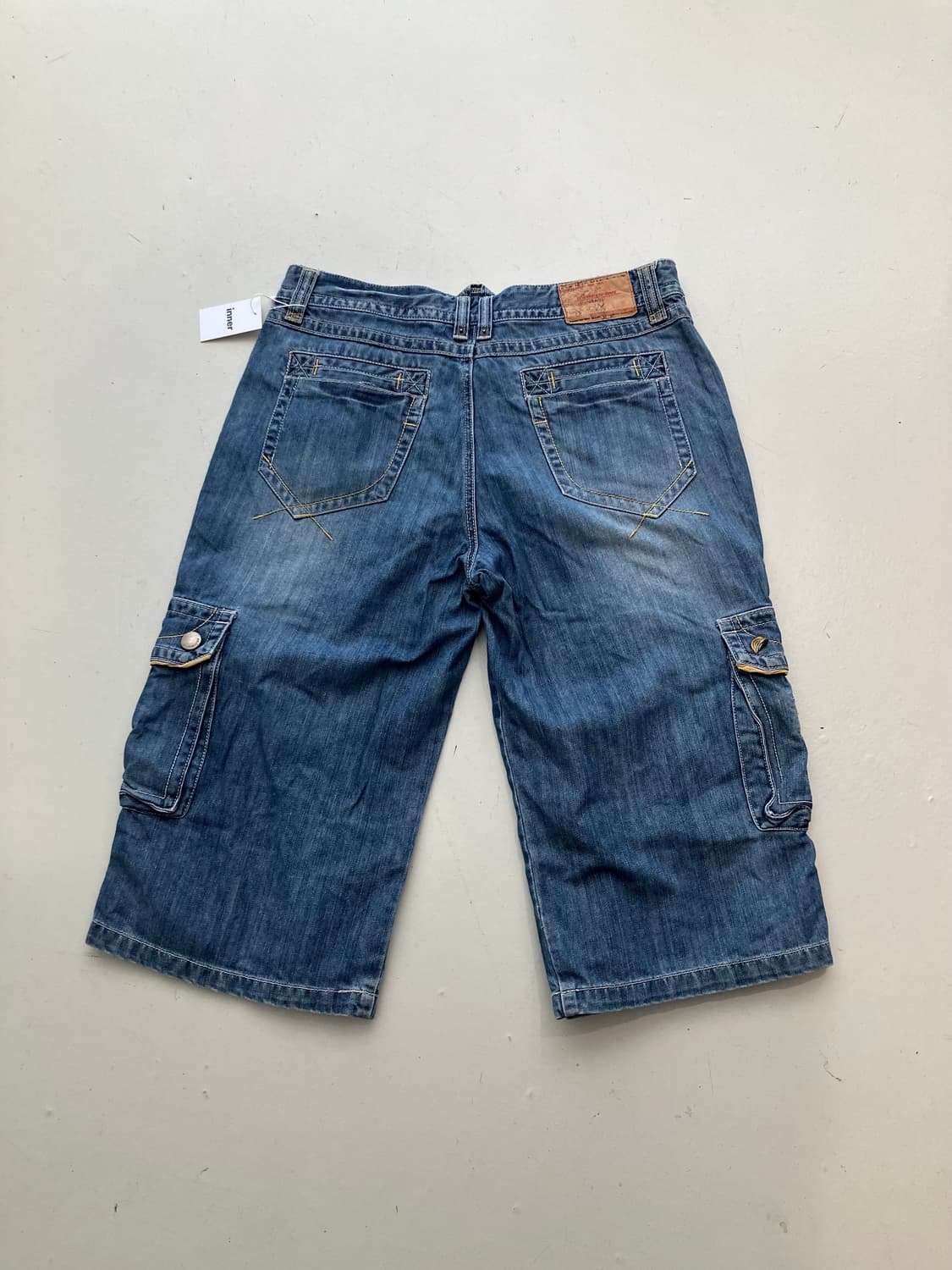 Intercrew jeans 멀티포켓 데님 카고 쇼츠 상품이미지2