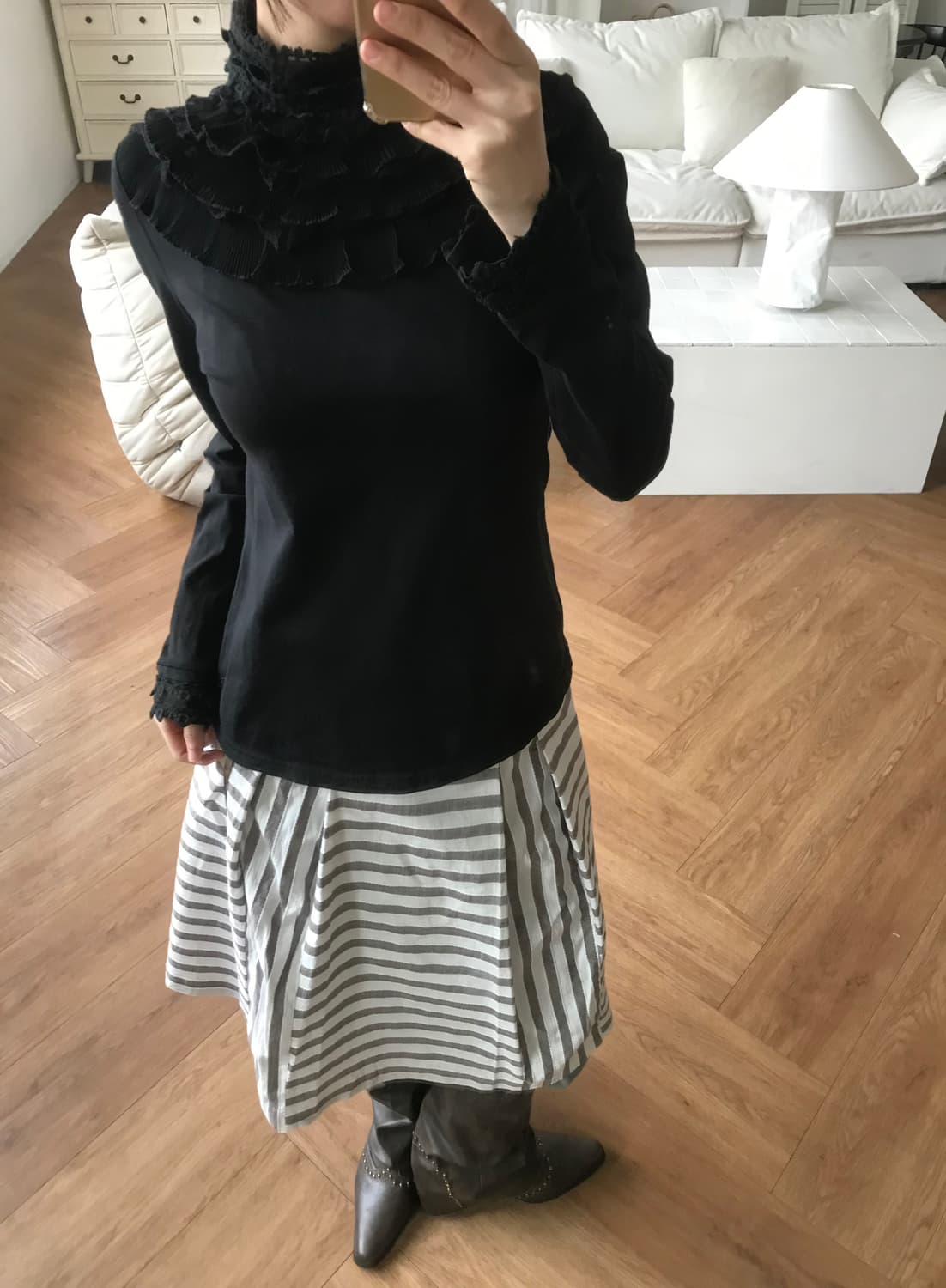 vintage frill top 상품이미지4