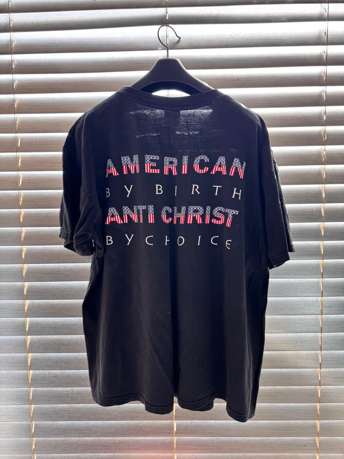 [XL] 마릴린 맨슨 Anti Christ Super Star 성조기티 상품이미지2