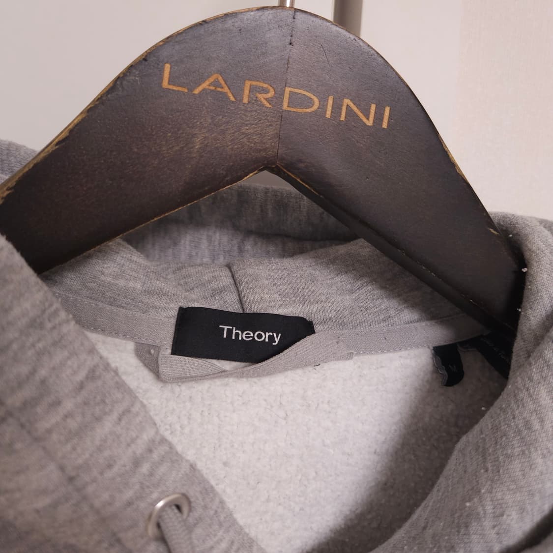 [M] 띠어리 기모 회색 그레이 후드티 상품이미지3