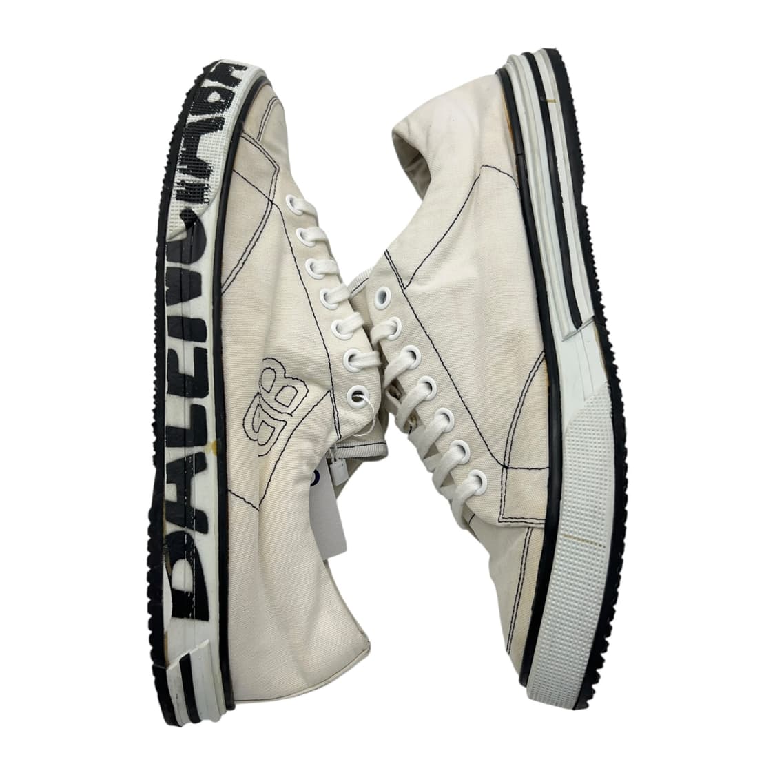 255 발렌시아가 매치 로고 프린트 스니커즈 (EU40) 상품이미지2