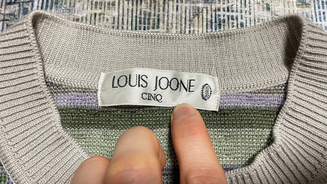 JPN 90s 일본 빈티지 y2k 페어아일 보헤미안 노르딕 니트 스웨터 상품이미지7