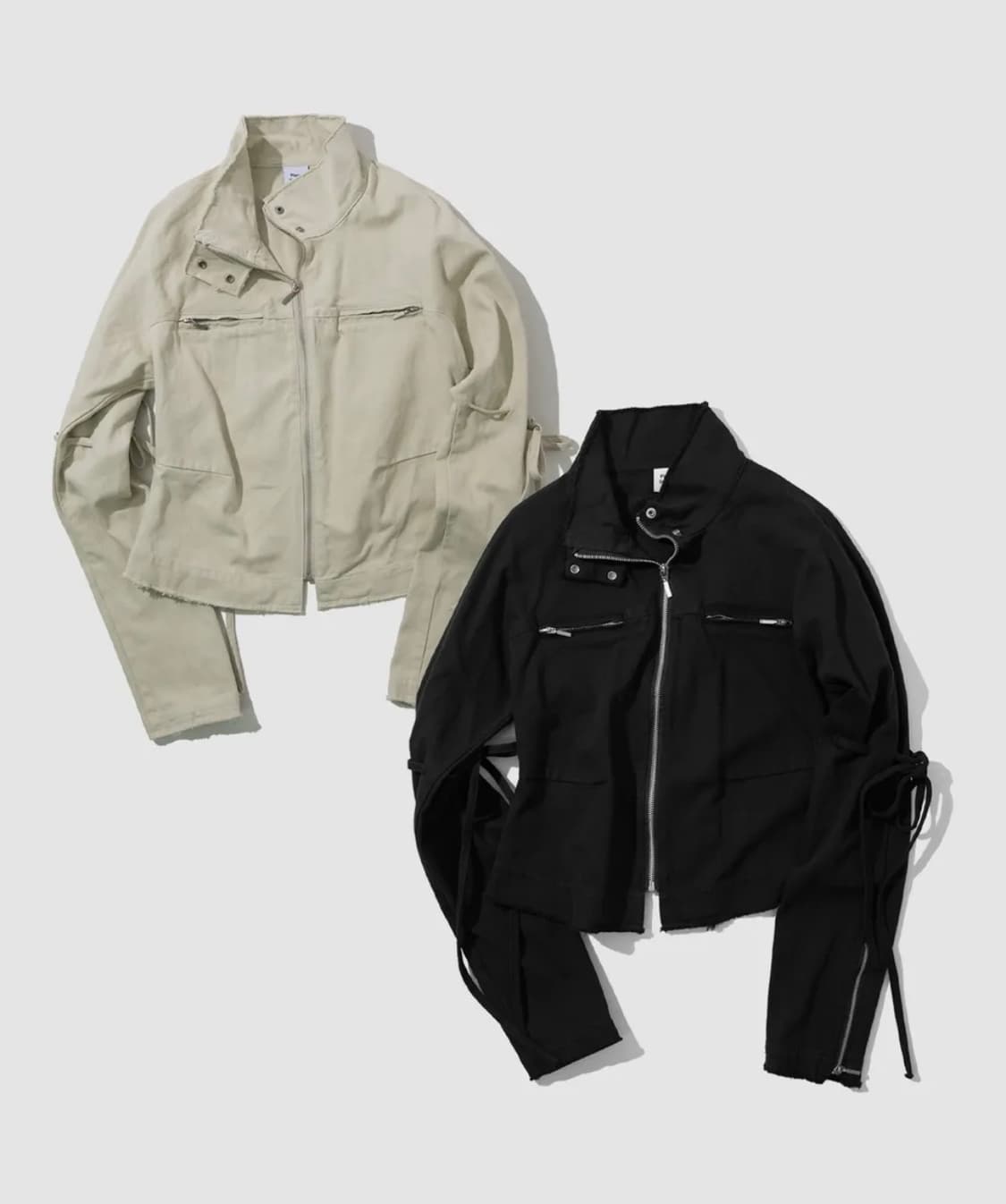 플레이스스튜디오 코튼 집업 자켓 블랙 상품이미지1