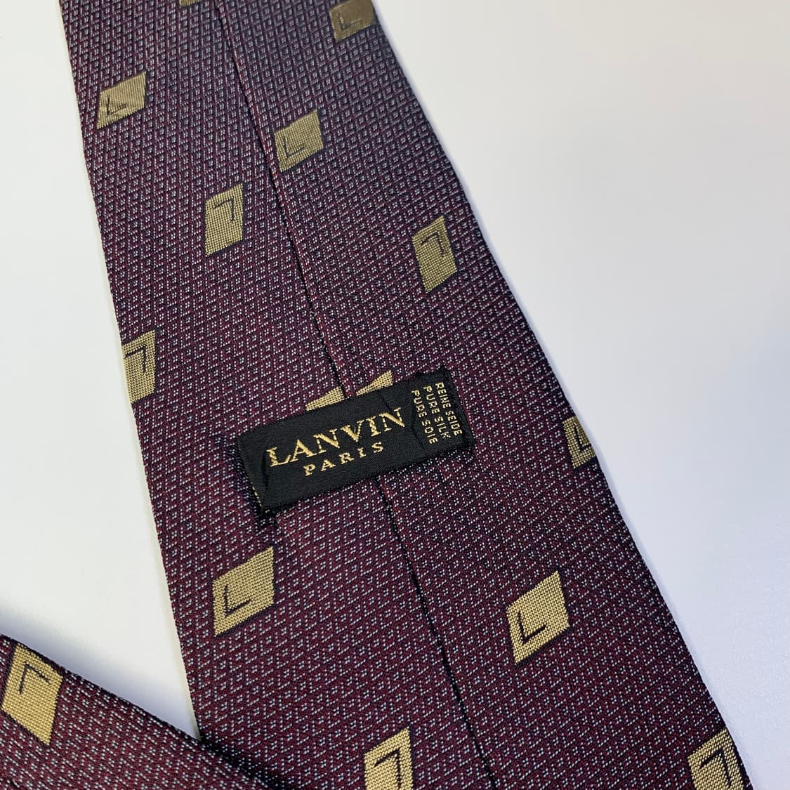 랑방(LANVIN) 모노그램 명품넥타이 A등급 이염존재 상품이미지6
