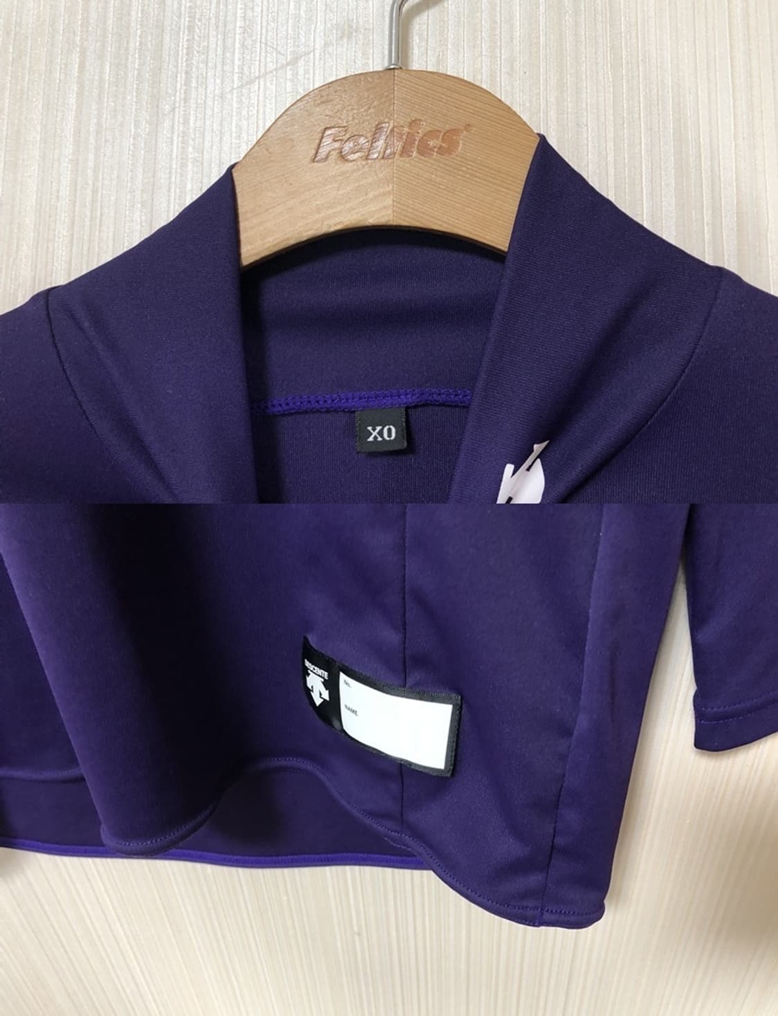 데상트베이스볼 목언더티/컴플레션 XO(XXL)/110/퍼플 상품이미지6