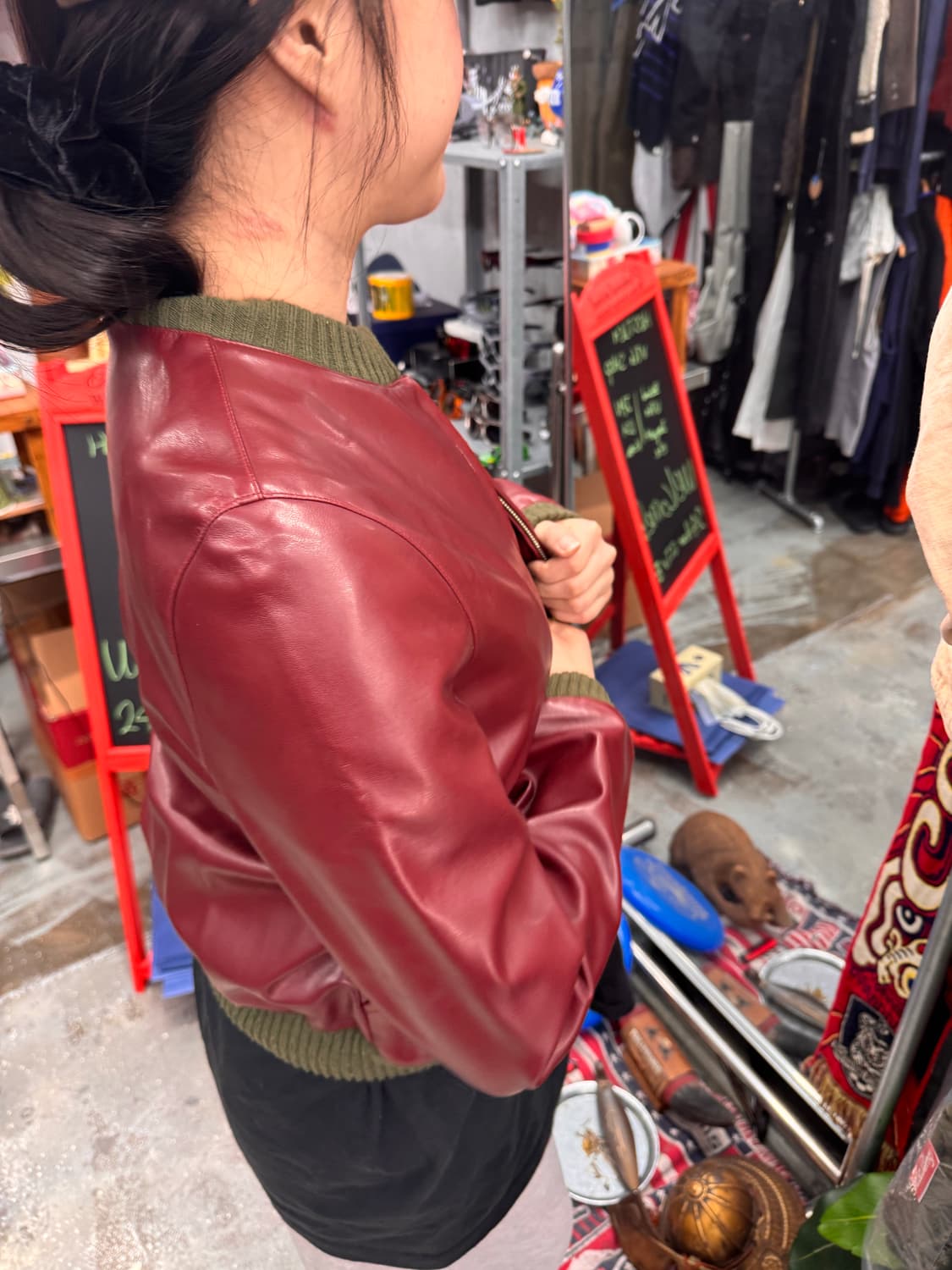 세서미스트릿 여성 가죽자켓 55까지추천  상품이미지3