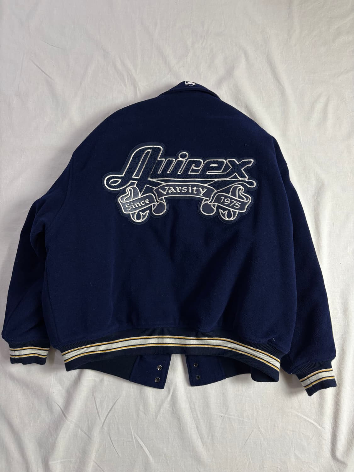 Avirex x Iatf 아비렉스 아이엠더퓨처 바시티  울 자켓 1 상품이미지2