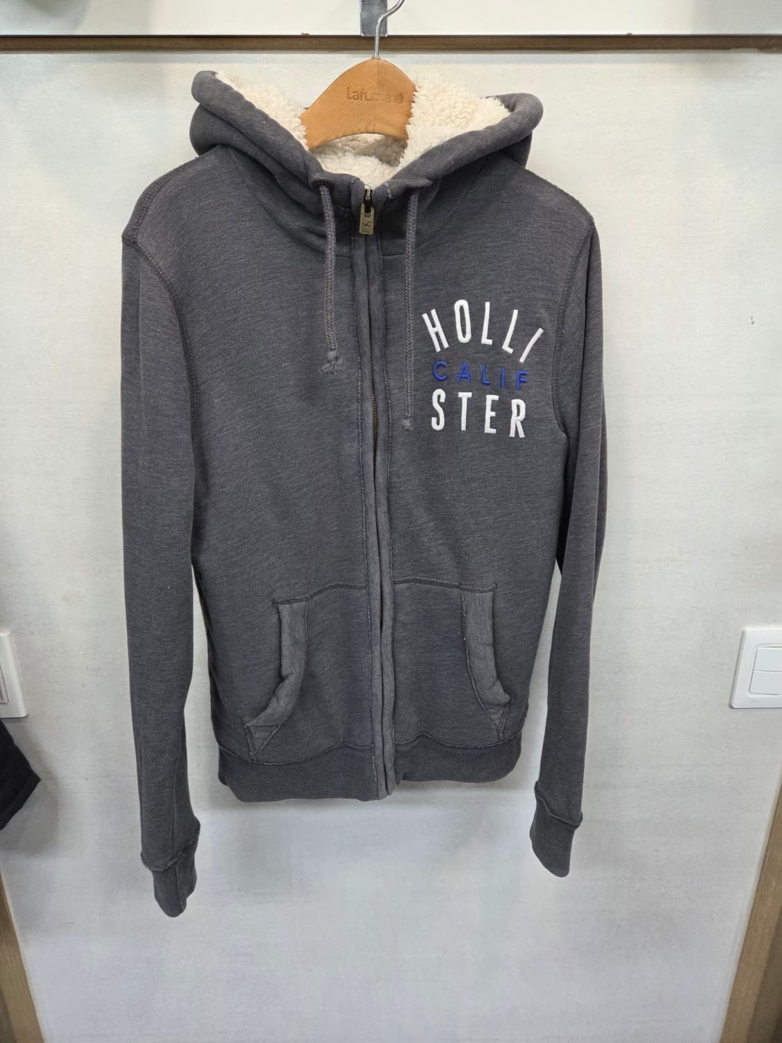 홀리스터 양털안감 쉐르파 후드집업 s 상품이미지1