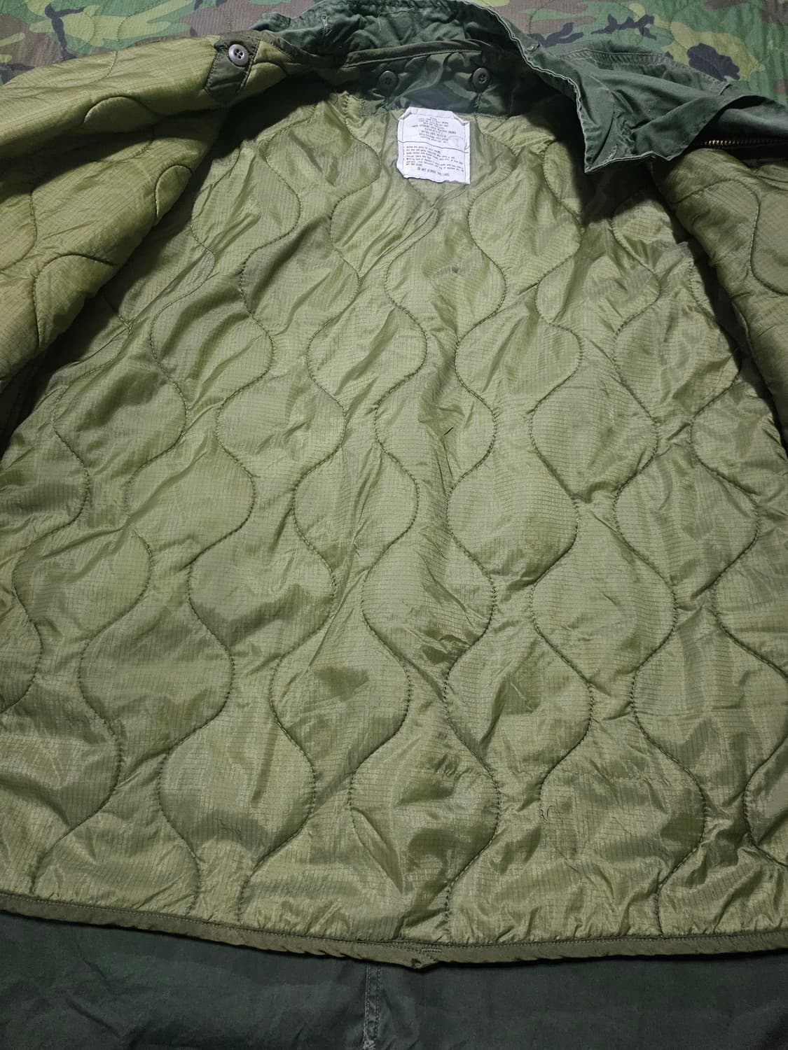 80s 미군오리지날 피쉬테일 개파카 미듐 상품이미지2